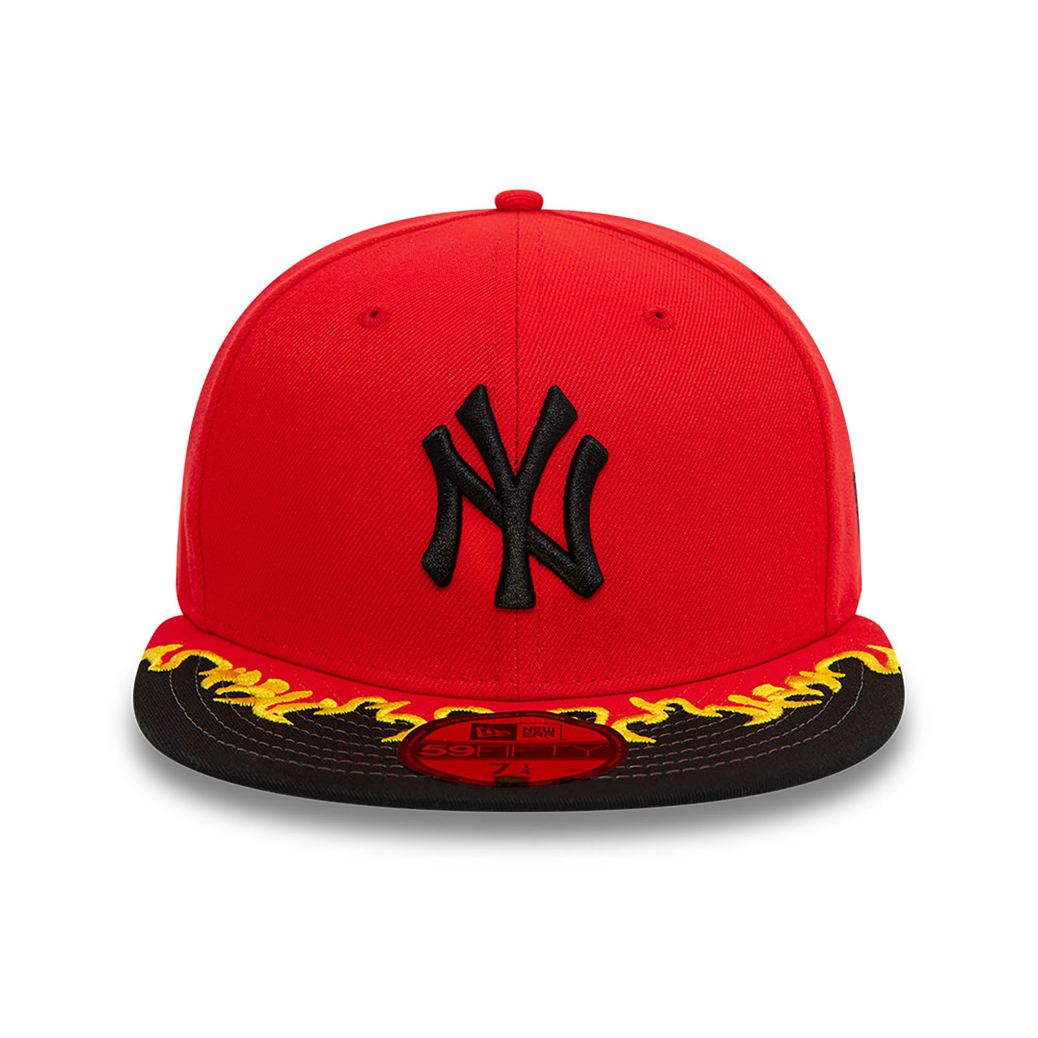 New York Yankees MLB Flame Visor Red 59FIFTY Fitted Cap