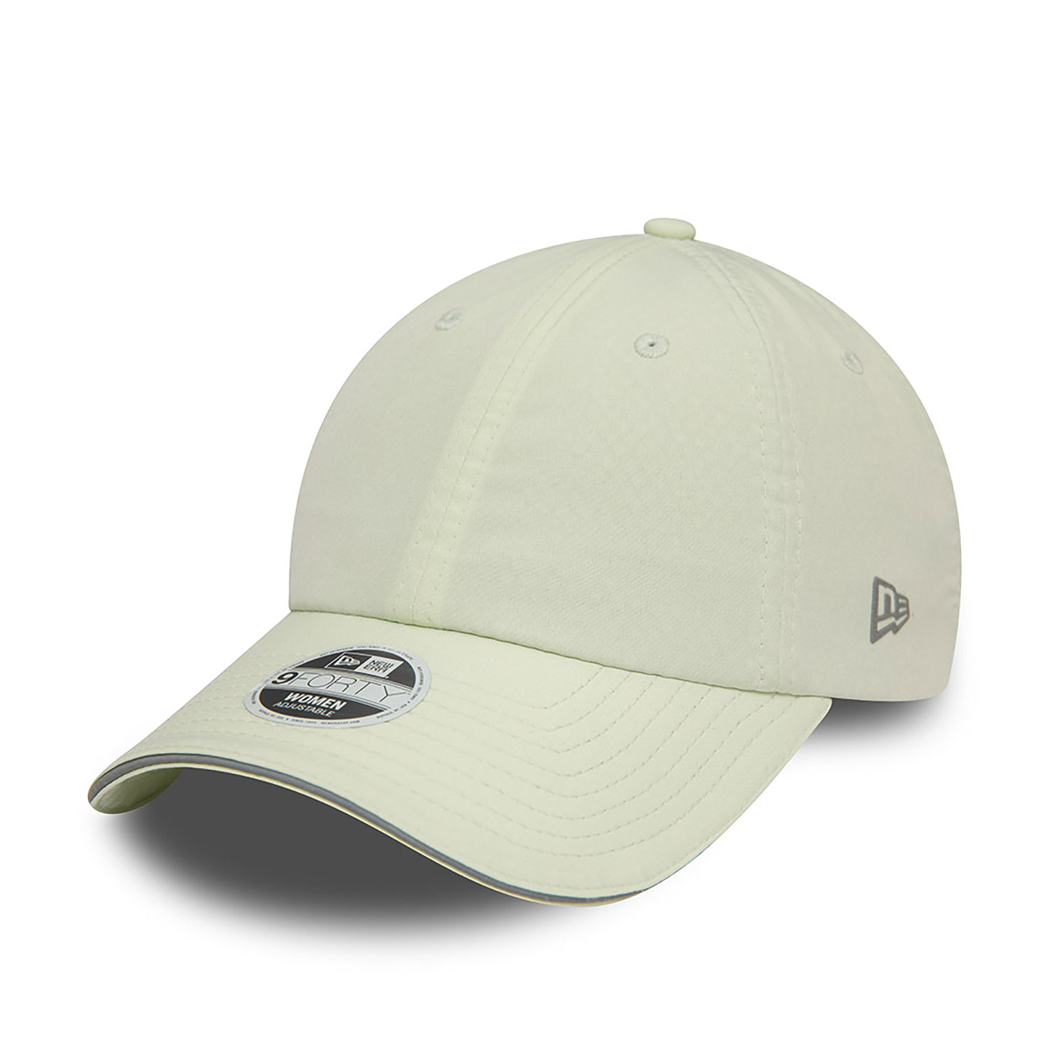 New Era Womens Ponytail Open Back Mint Green 9FORTY Adjustable Cap