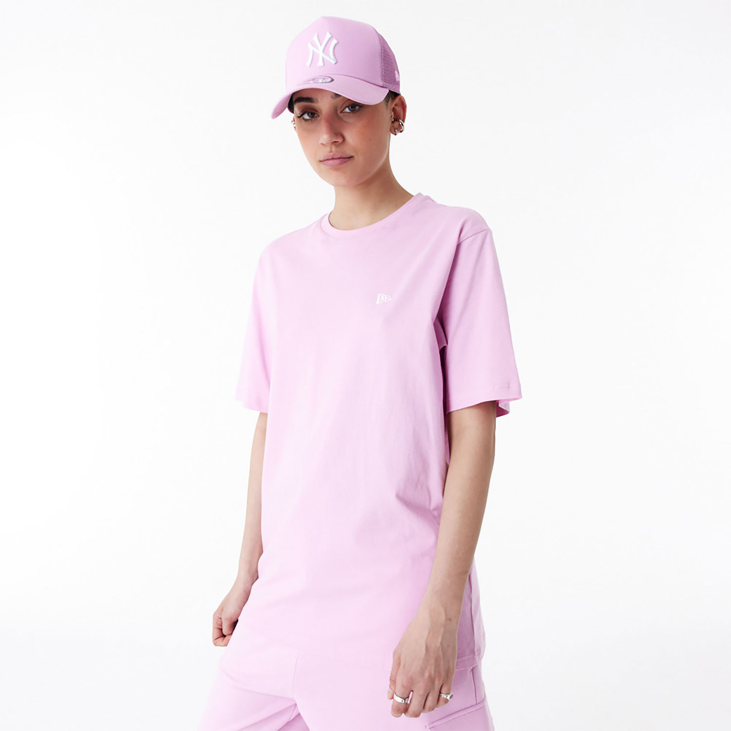 New Era Essential Pink T-Shirt