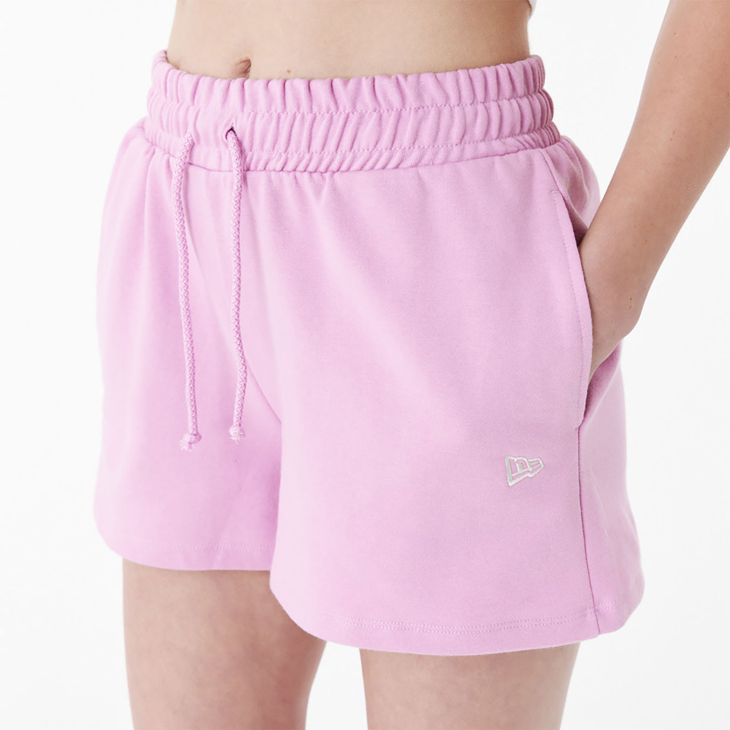 New Era Pink Womens Sweat Shorts