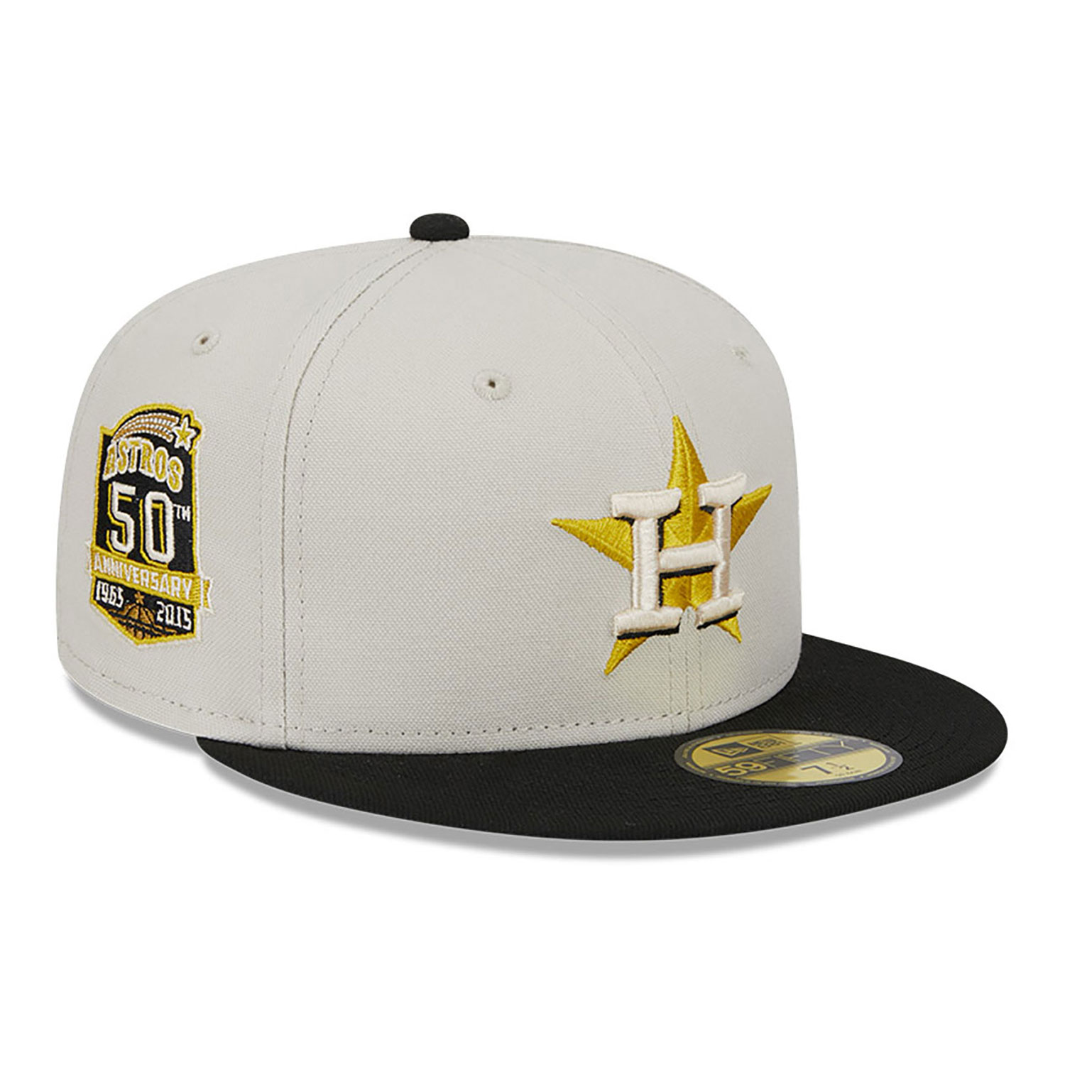 Houston Astros Two-Tone Stone 59FIFTY Fitted Cap