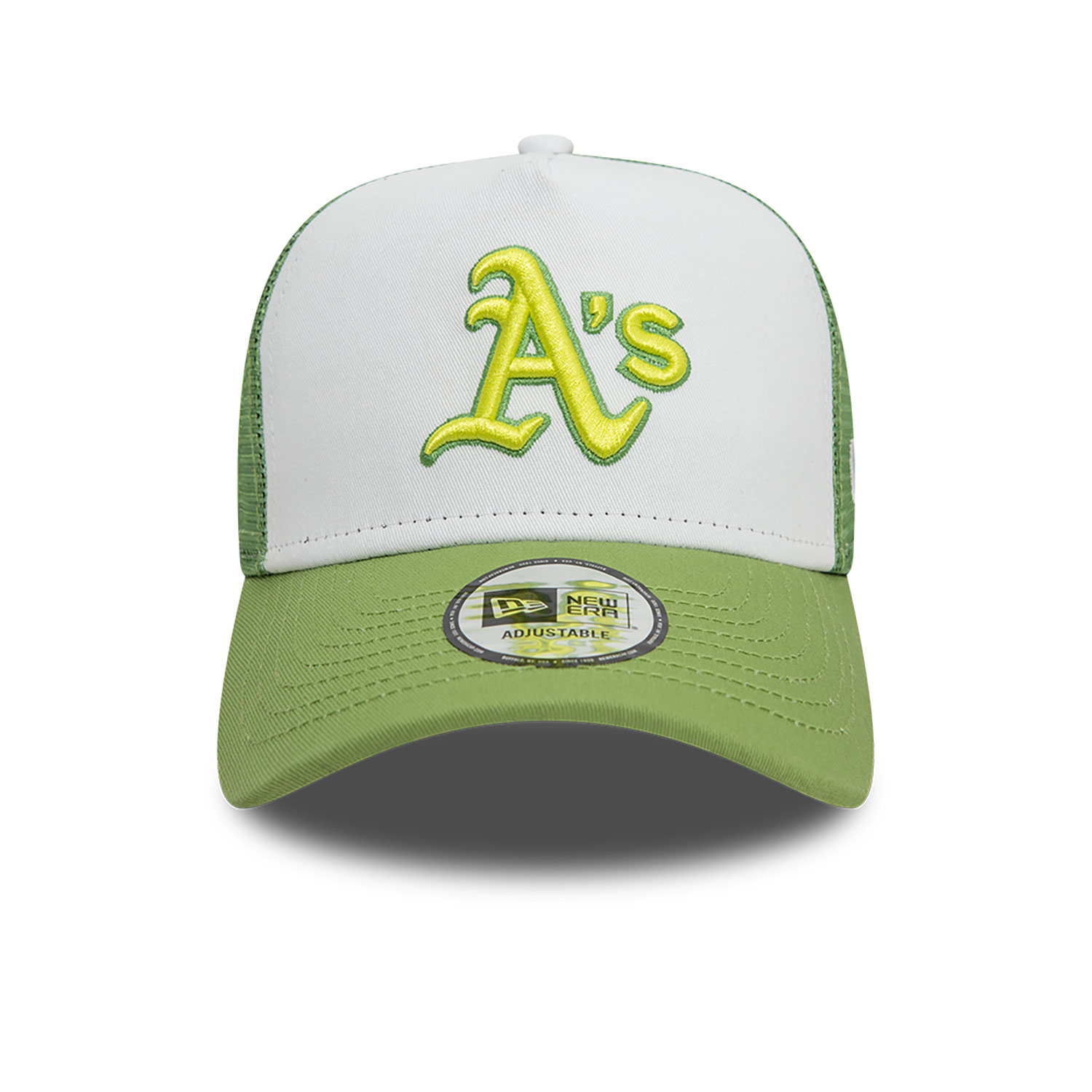Oakland Athletics Style Activist Green 9FORTY E-Frame Trucker Cap