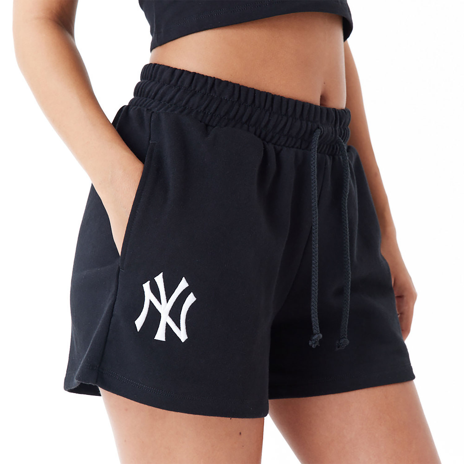 New York Yankees Womens MLB Lifestyle Black Shorts