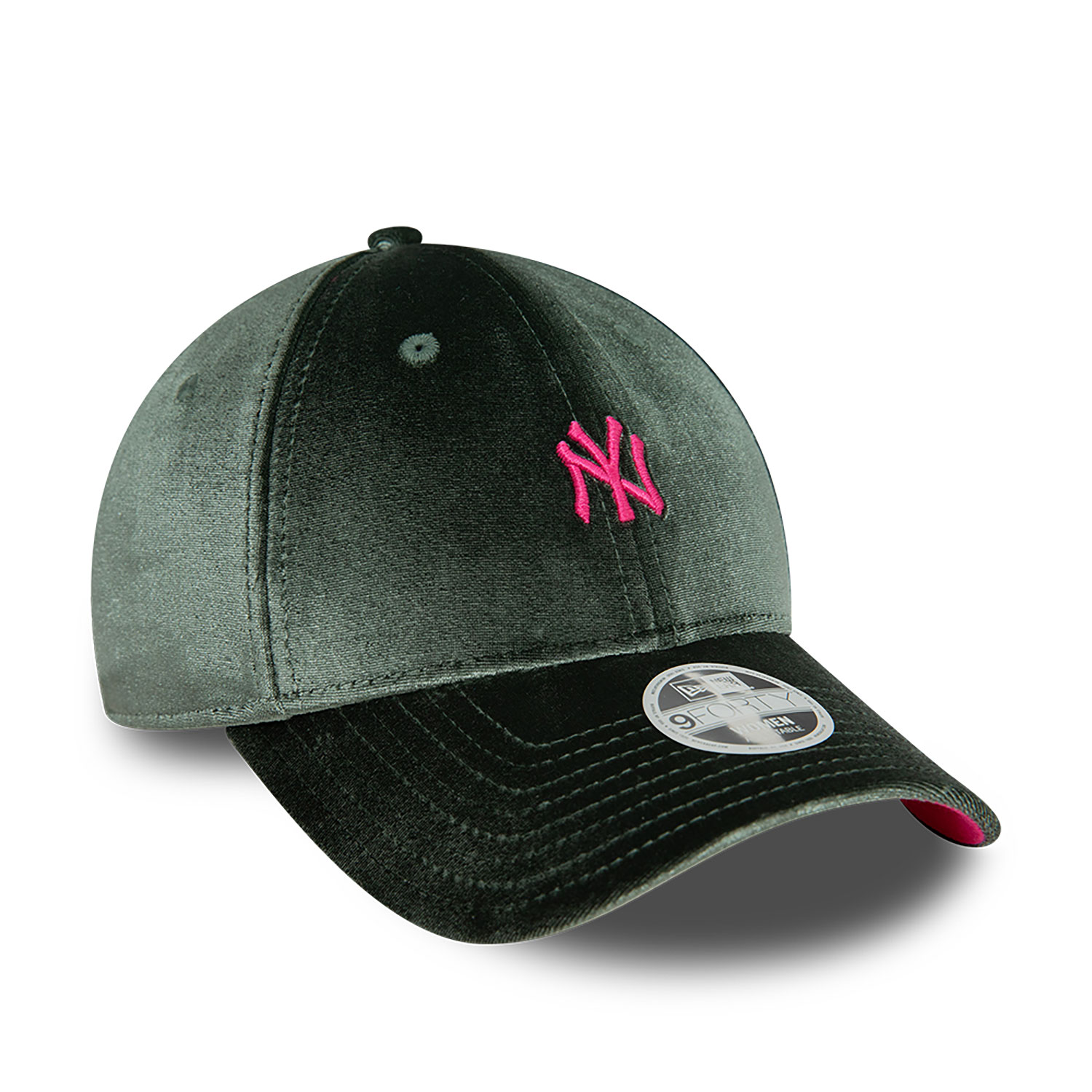 New York Yankees Womens Shimmer Dark Green 9FORTY Adjustable Cap