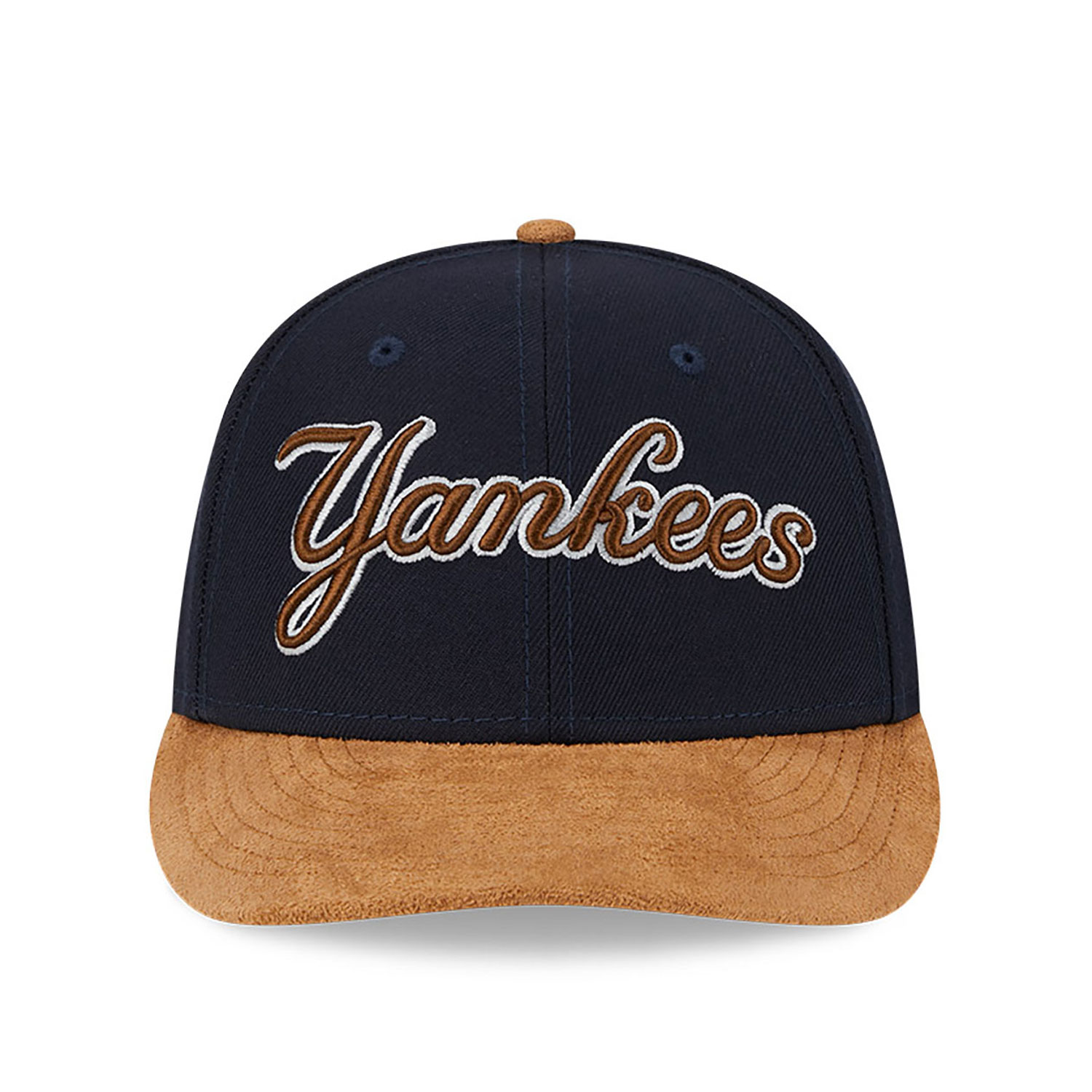 New York Yankees Suede Visor Navy Low Profile 59FIFTY Fitted Cap