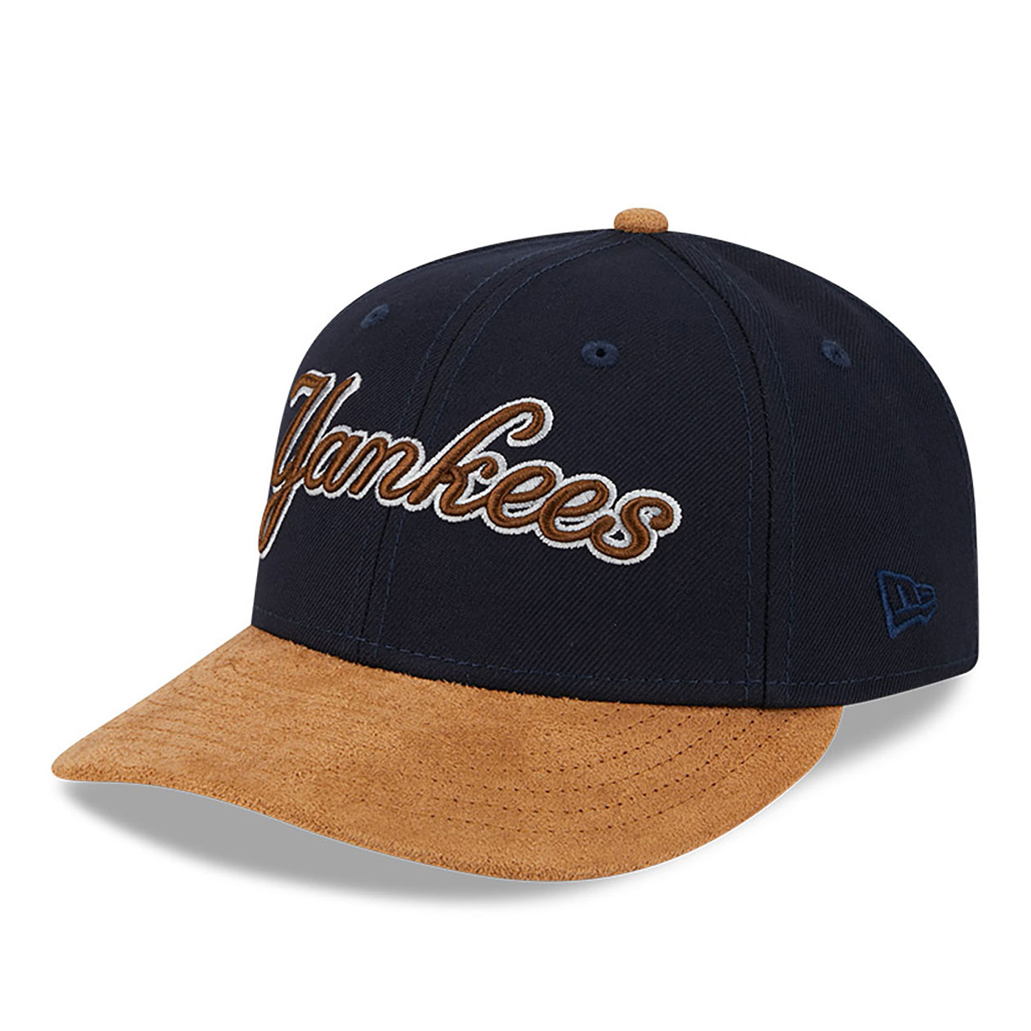 New York Yankees Suede Visor Navy Low Profile 59FIFTY Fitted Cap