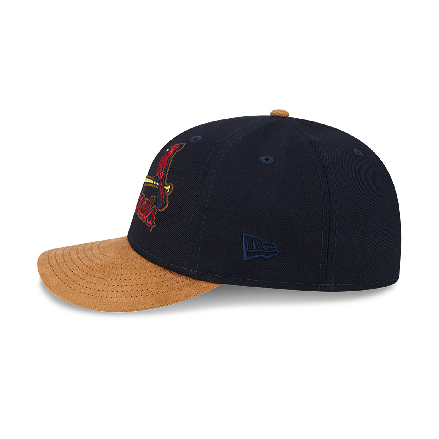 St. Louis Cardinals Suede Visor Navy Low Profile 59FIFTY Fitted Cap