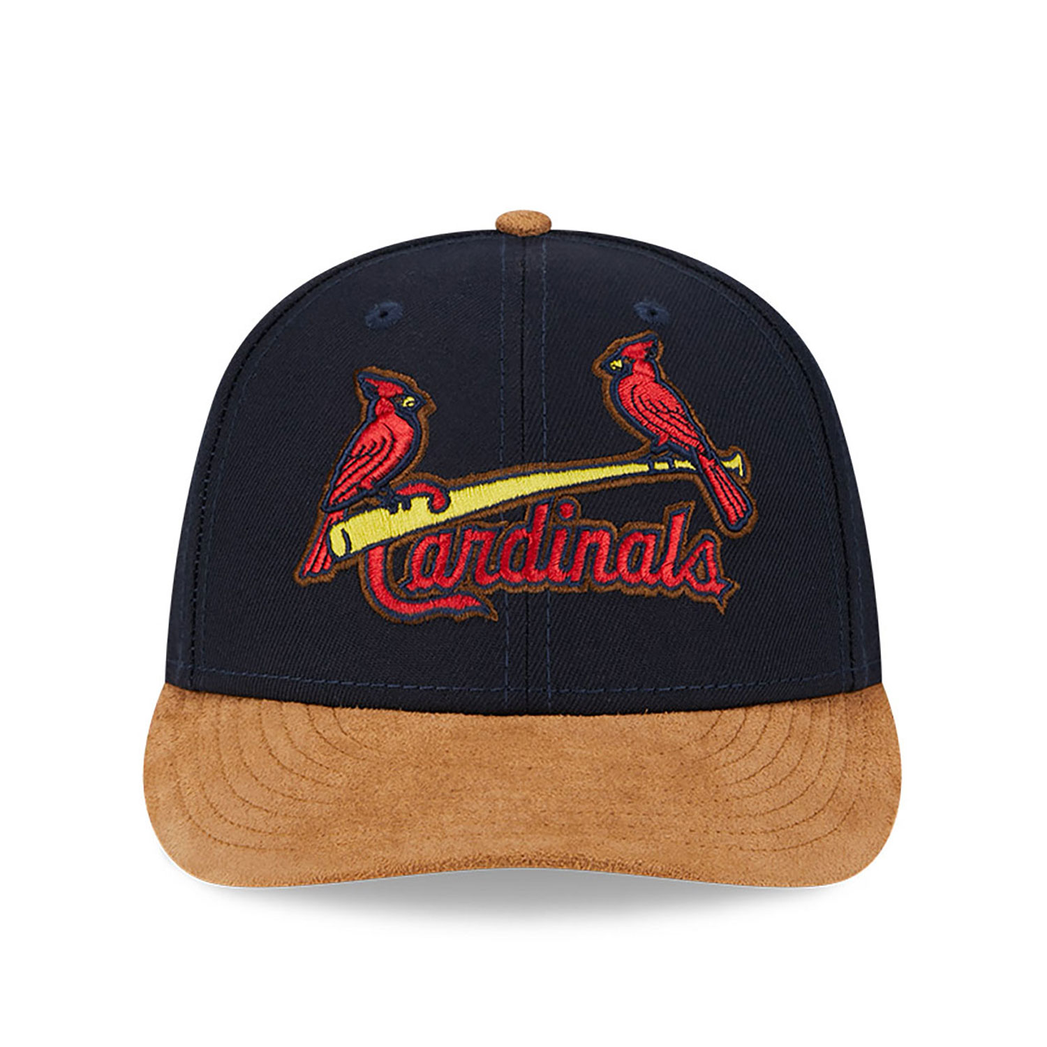 St. Louis Cardinals Suede Visor Navy Low Profile 59FIFTY Fitted Cap