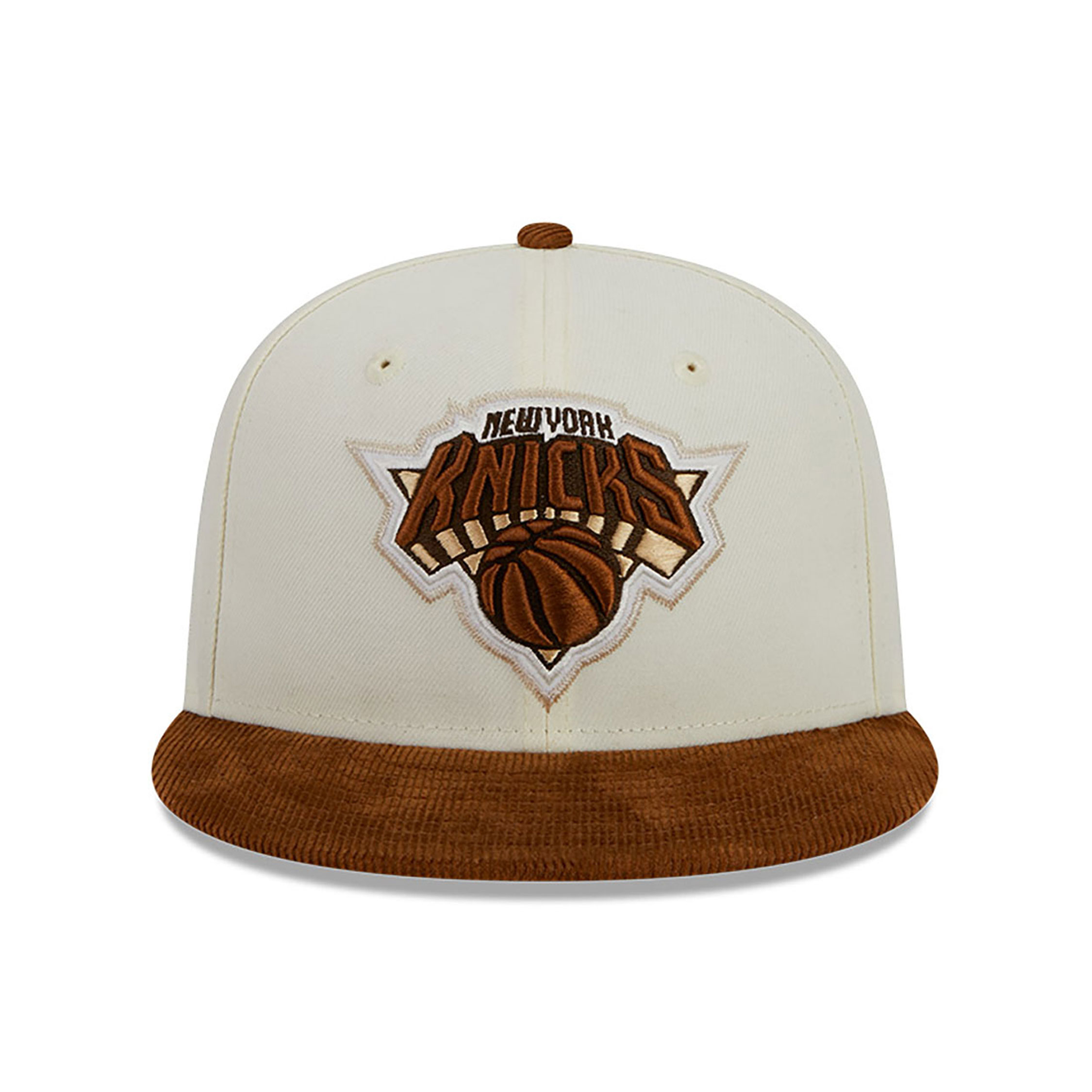 New York Knicks Cord Visor White 59FIFTY Fitted Cap