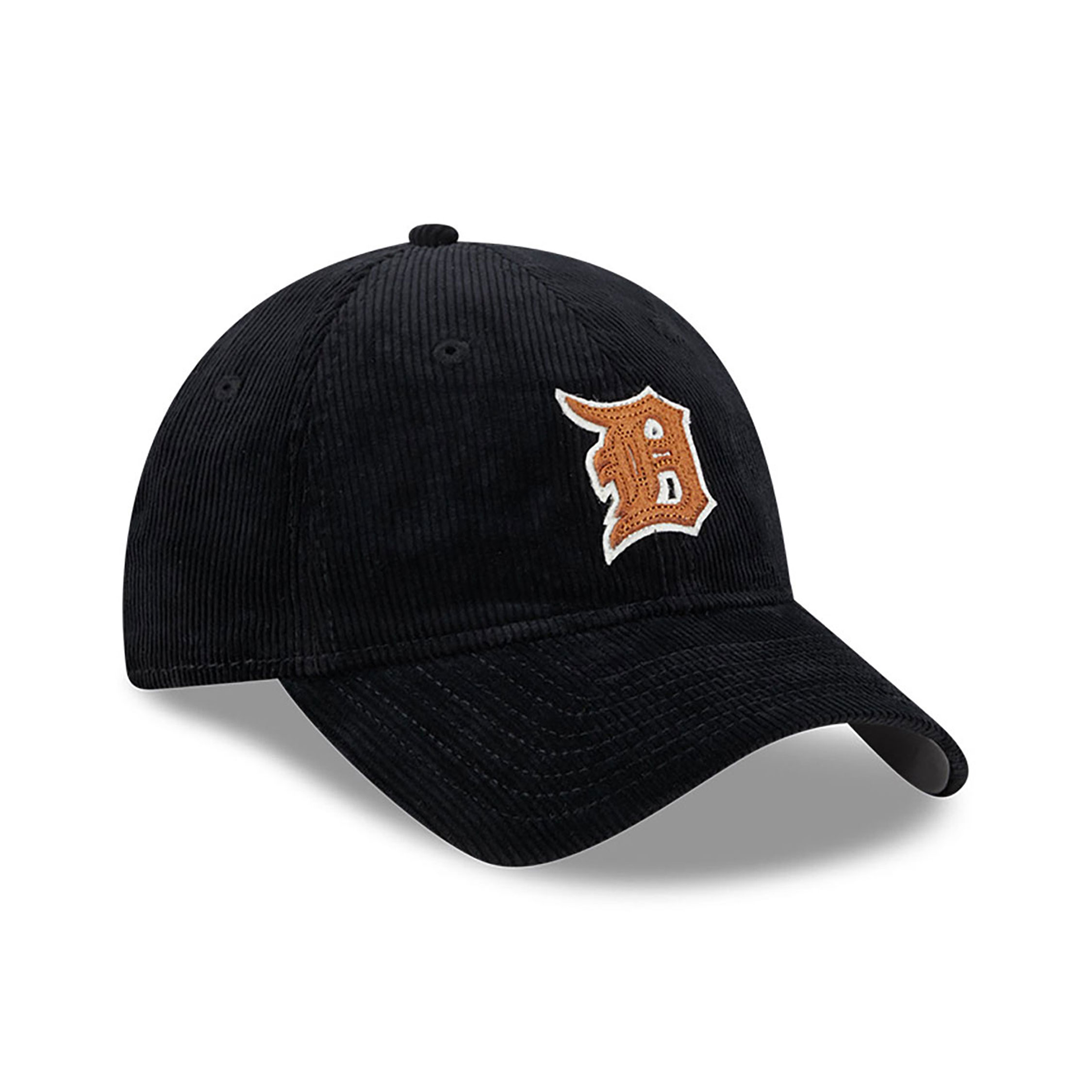 Detroit Tigers Cord Black 9TWENTY Adjustable Cap
