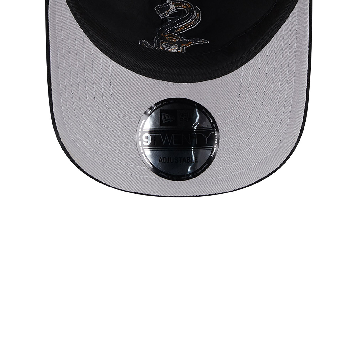 Chicago White Sox Cord Black 9TWENTY Adjustable Cap
