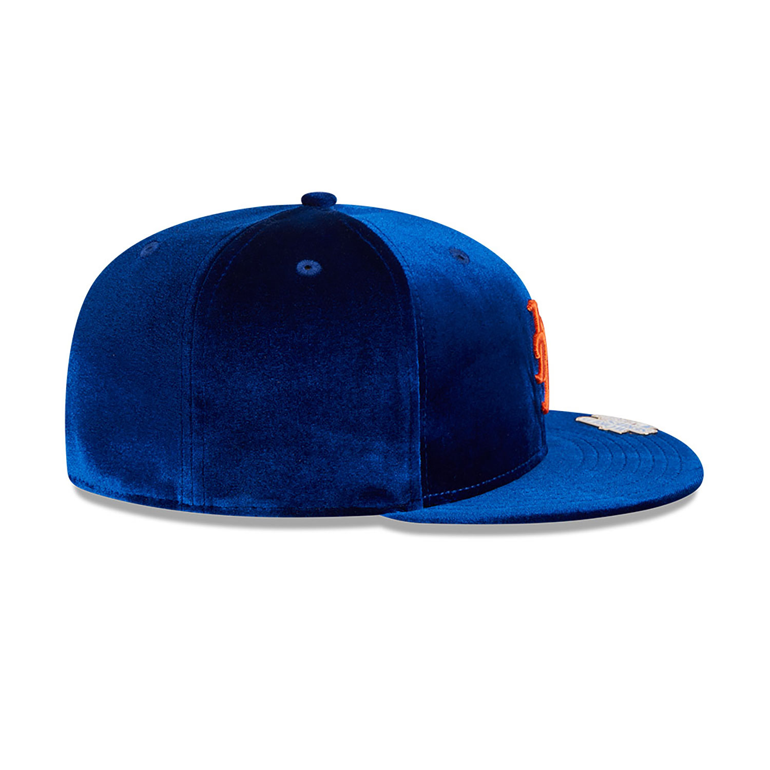 New York Mets Velvet Visor Clip Blue 59FIFTY Fitted Cap