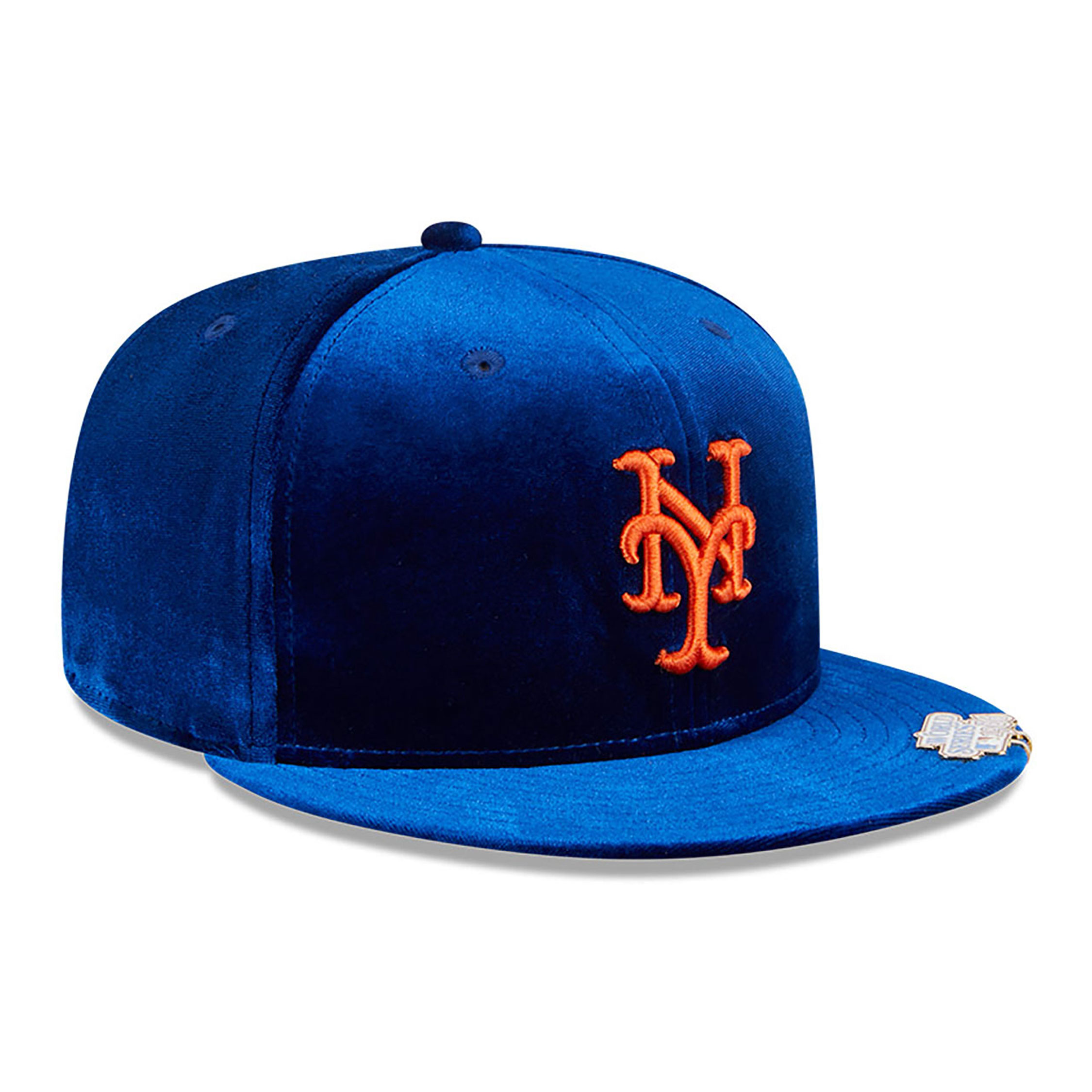 New York Mets Velvet Visor Clip Blue 59FIFTY Fitted Cap