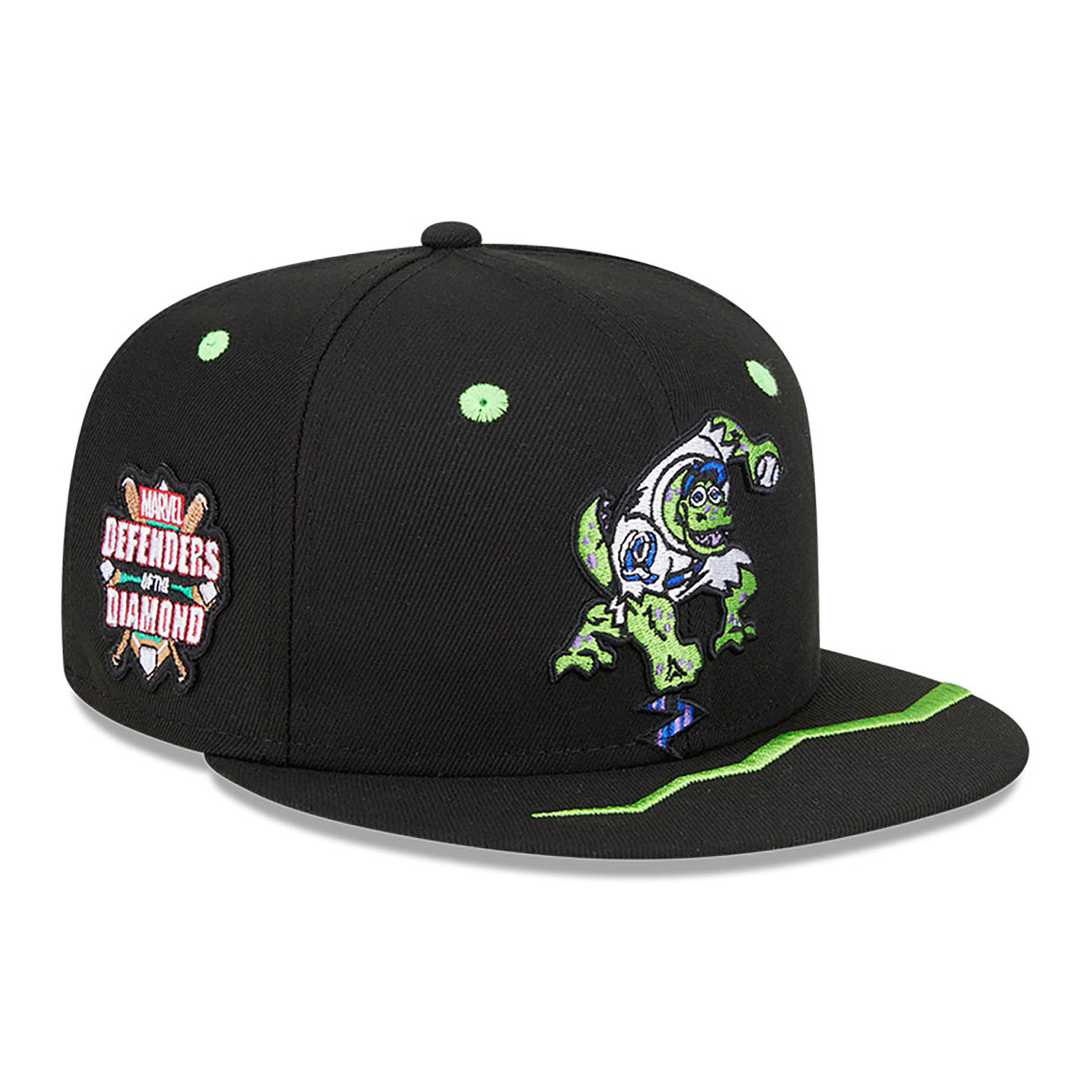 Rancho Cucamonga Quakes MiLB X Marvel Black 59FIFTY Fitted Cap