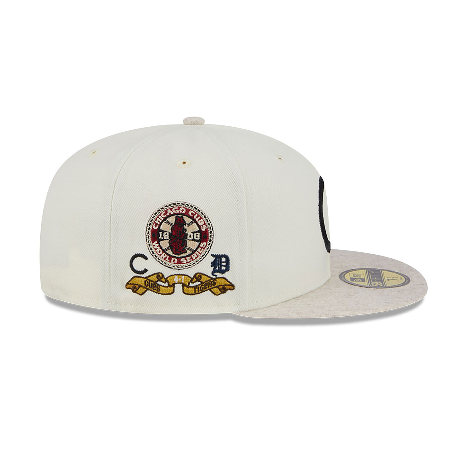 Chicago Cubs Match-Up White 59FIFTY Fitted Cap