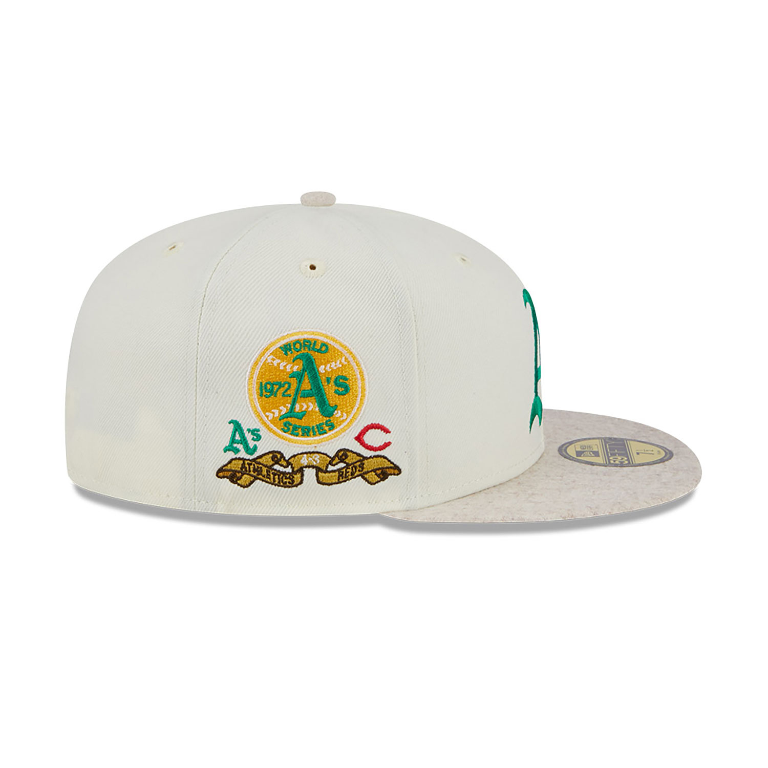Oakland Athletics Match-Up White 59FIFTY Fitted Cap