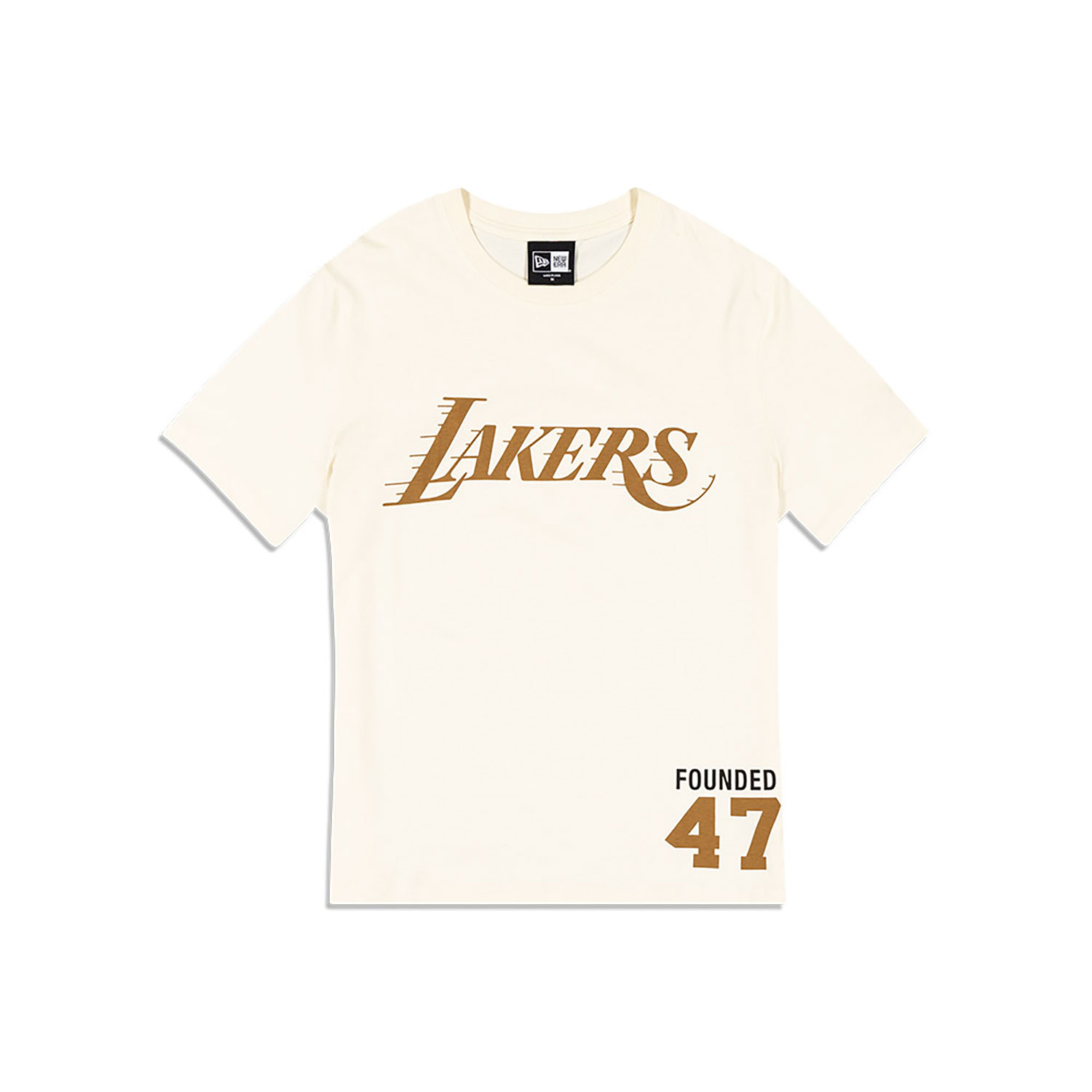 LA Lakers NBA Cord White T-Shirt