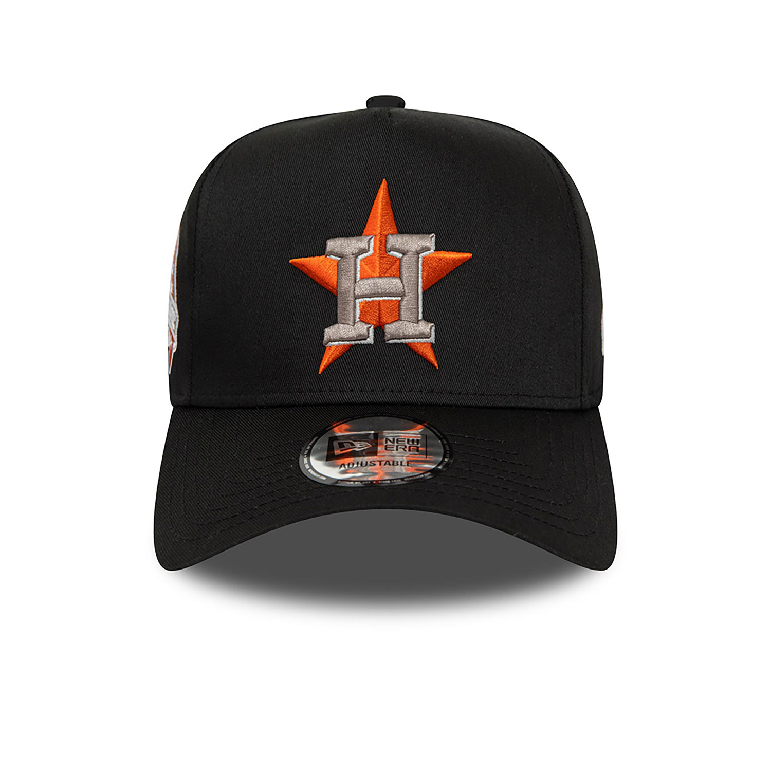 Houston Astros MLB Patch Black E-Frame Trucker Cap