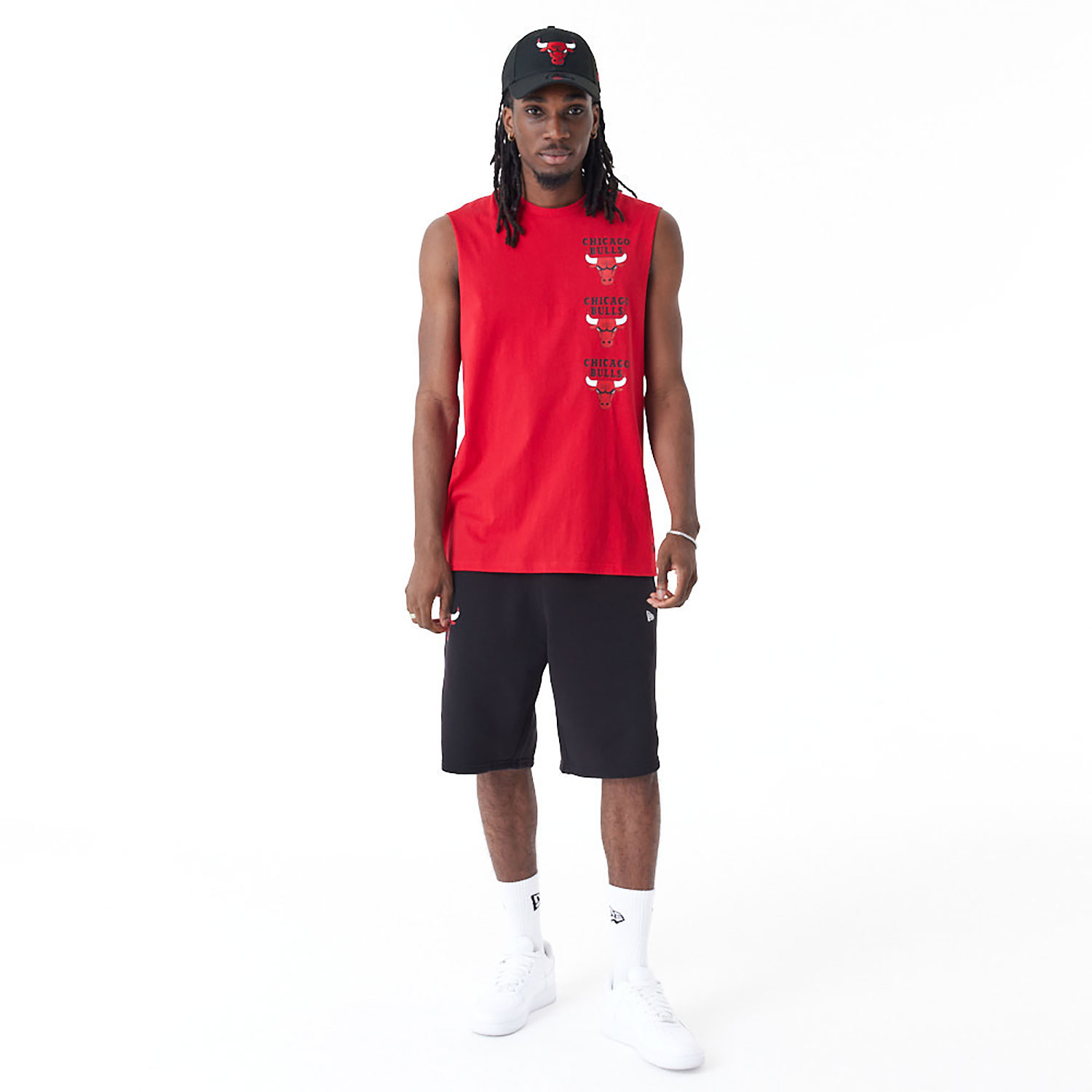 Chicago Bulls NBA Red Sleeveless T-Shirt