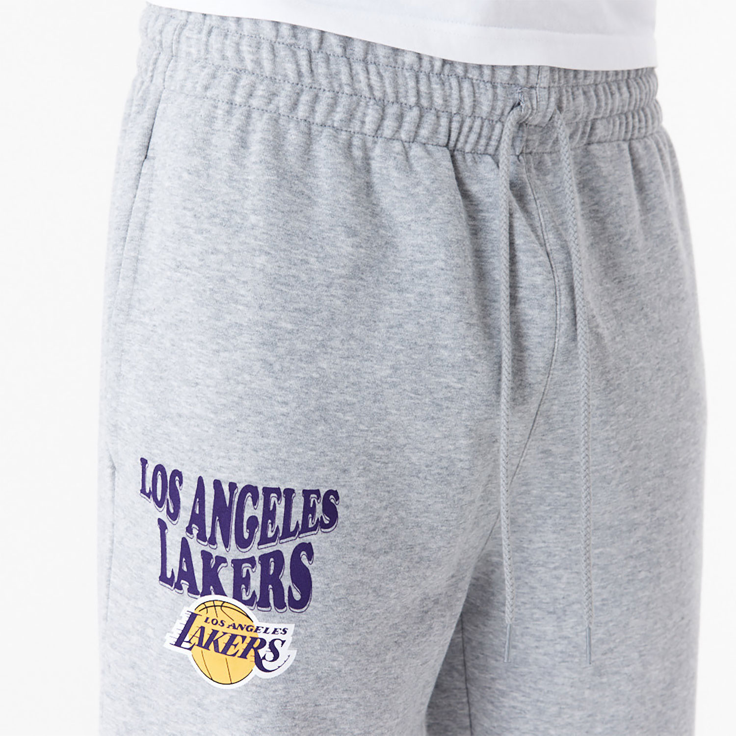 LA Lakers NBA Script Grey Relaxed Joggers