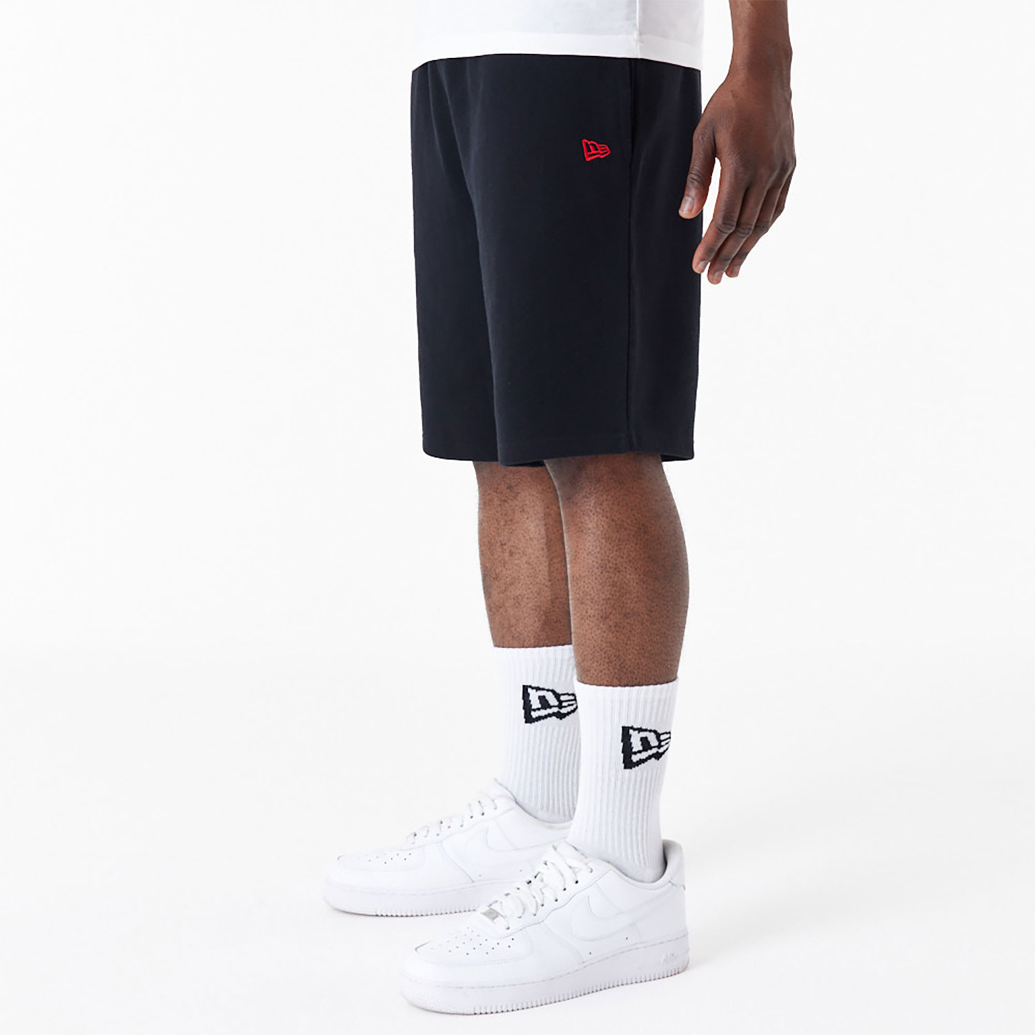 Chicago Bulls NBA Script Black Oversized Shorts