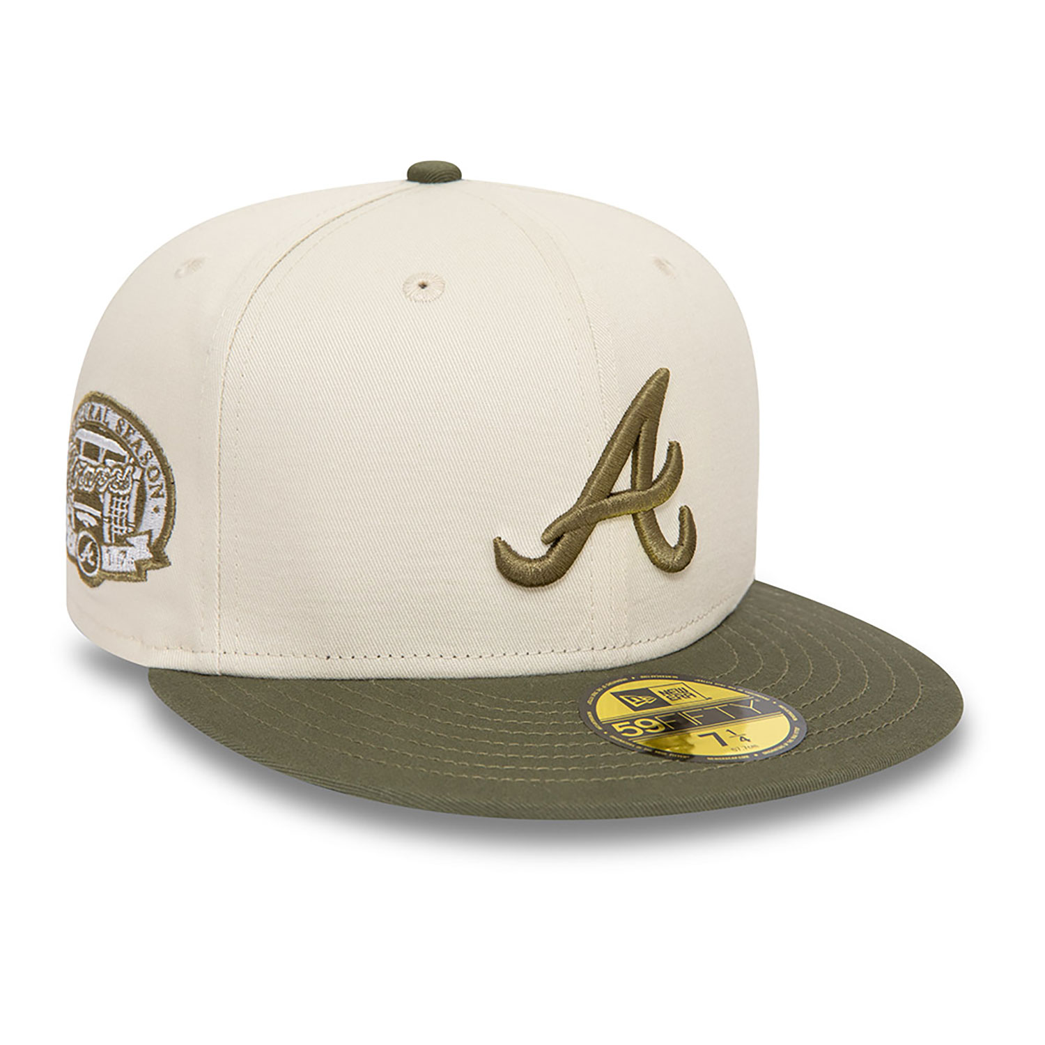 Atlanta Braves Crown Stone 59FIFTY Fitted Cap