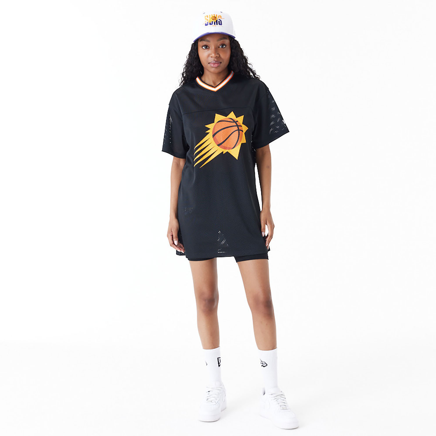 Phoenix Suns Womens NBA Black Mesh Dress