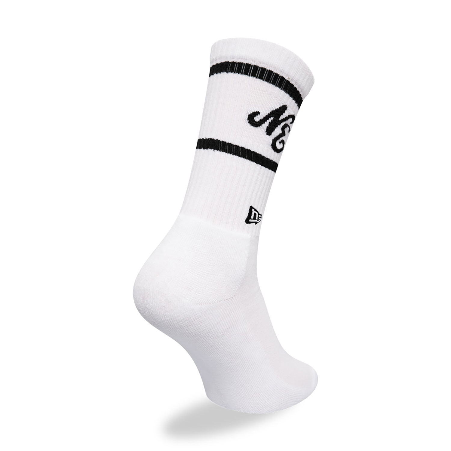 New Era Heritage Logo White Crew Socks