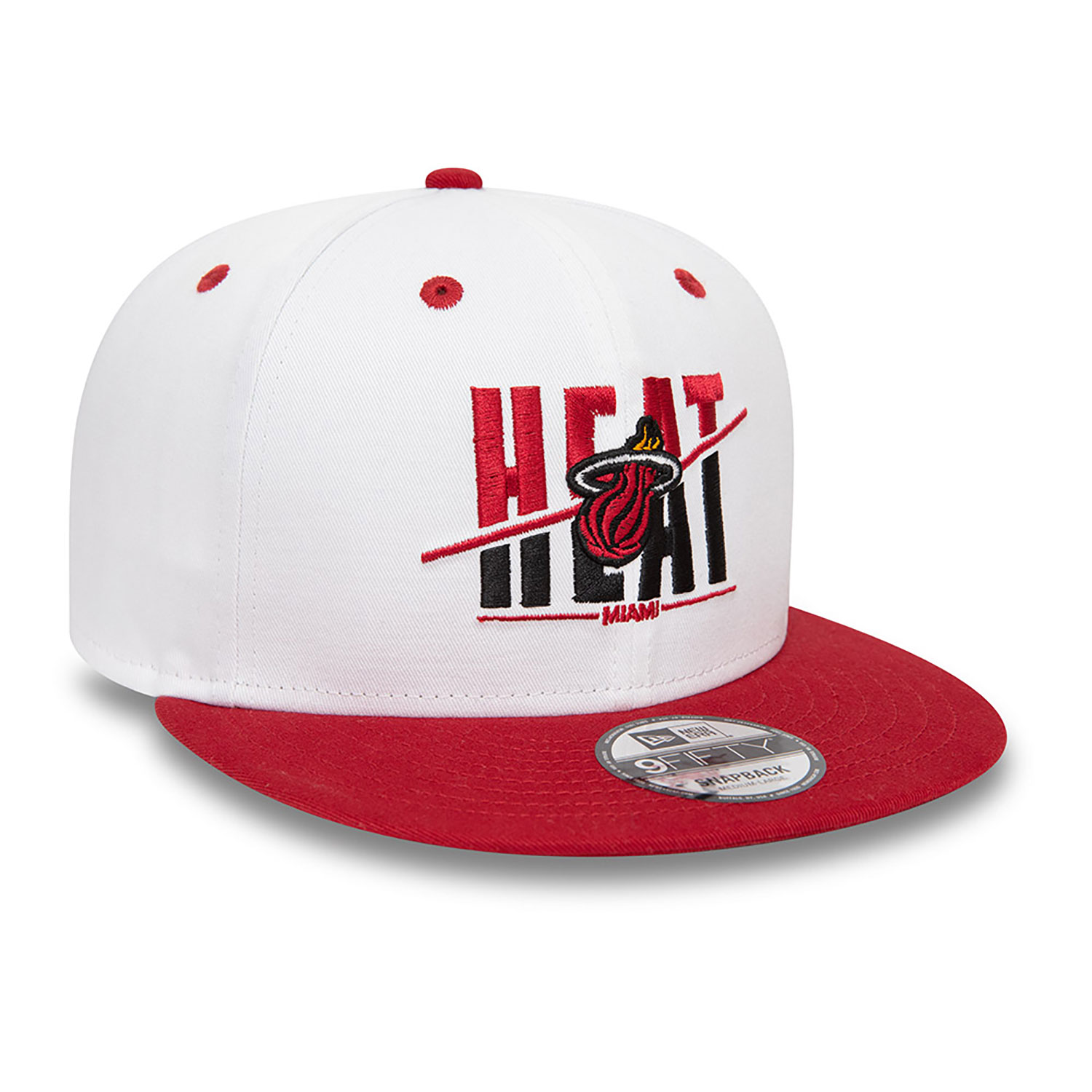 Miami Heat Crown White 9FIFTY Snapback Cap