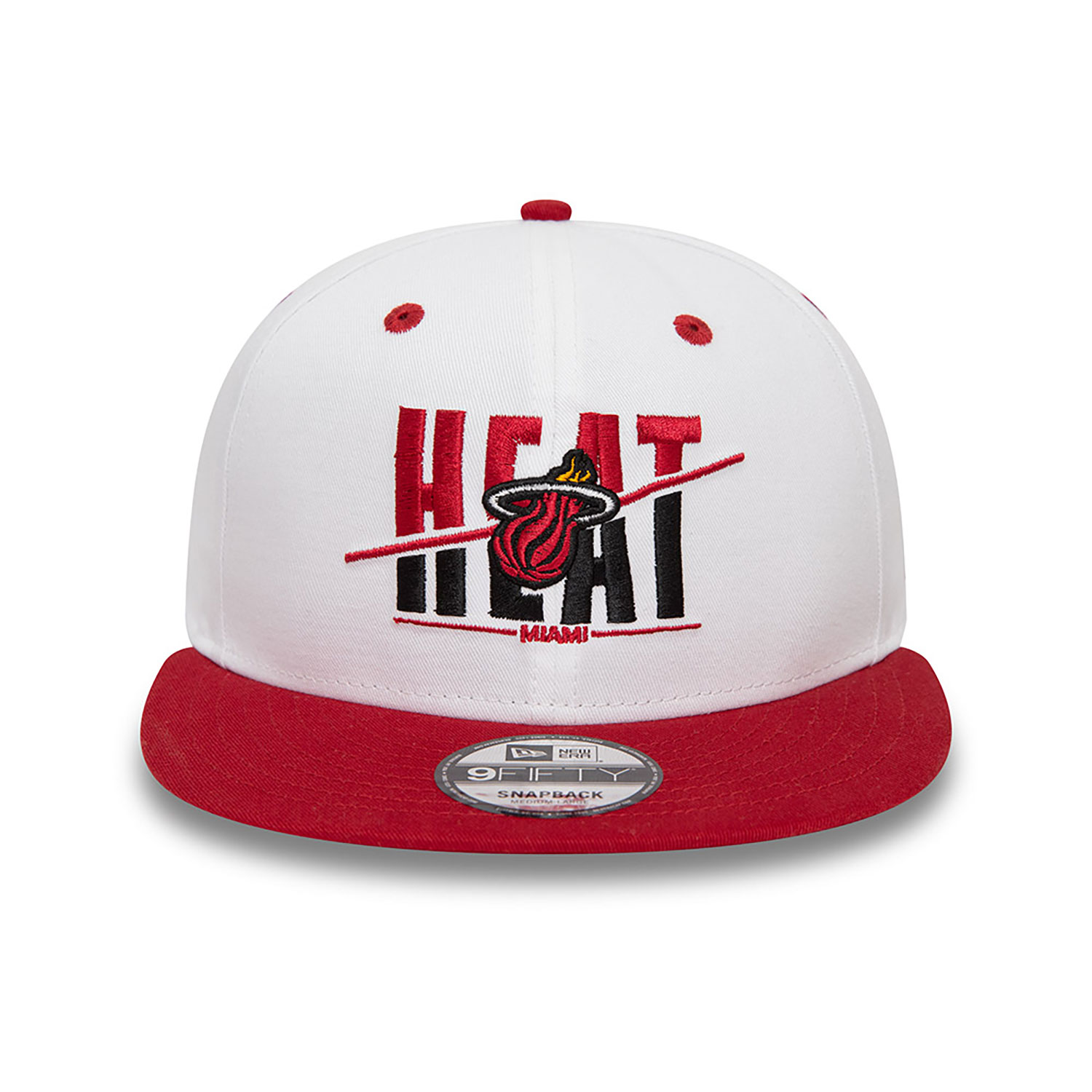 Miami Heat Crown White 9FIFTY Snapback Cap