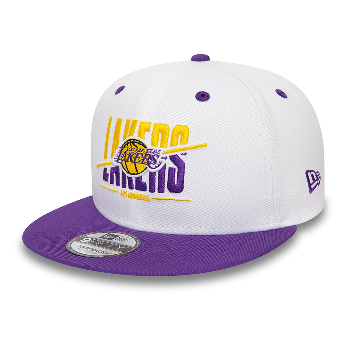 LA Lakers Crown White 9FIFTY Snapback Cap