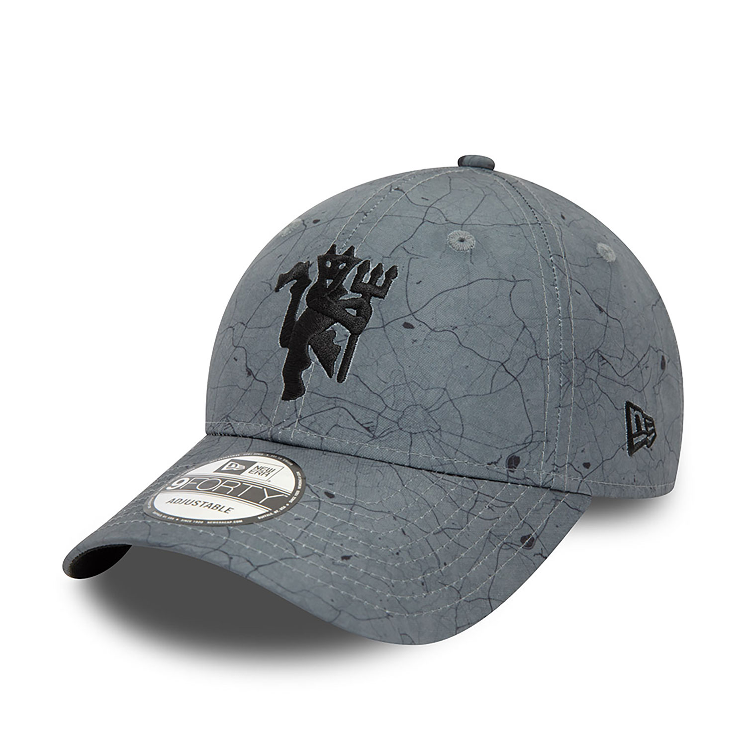 Manchester United FC All Over Print Grey 9FORTY Adjustable Cap