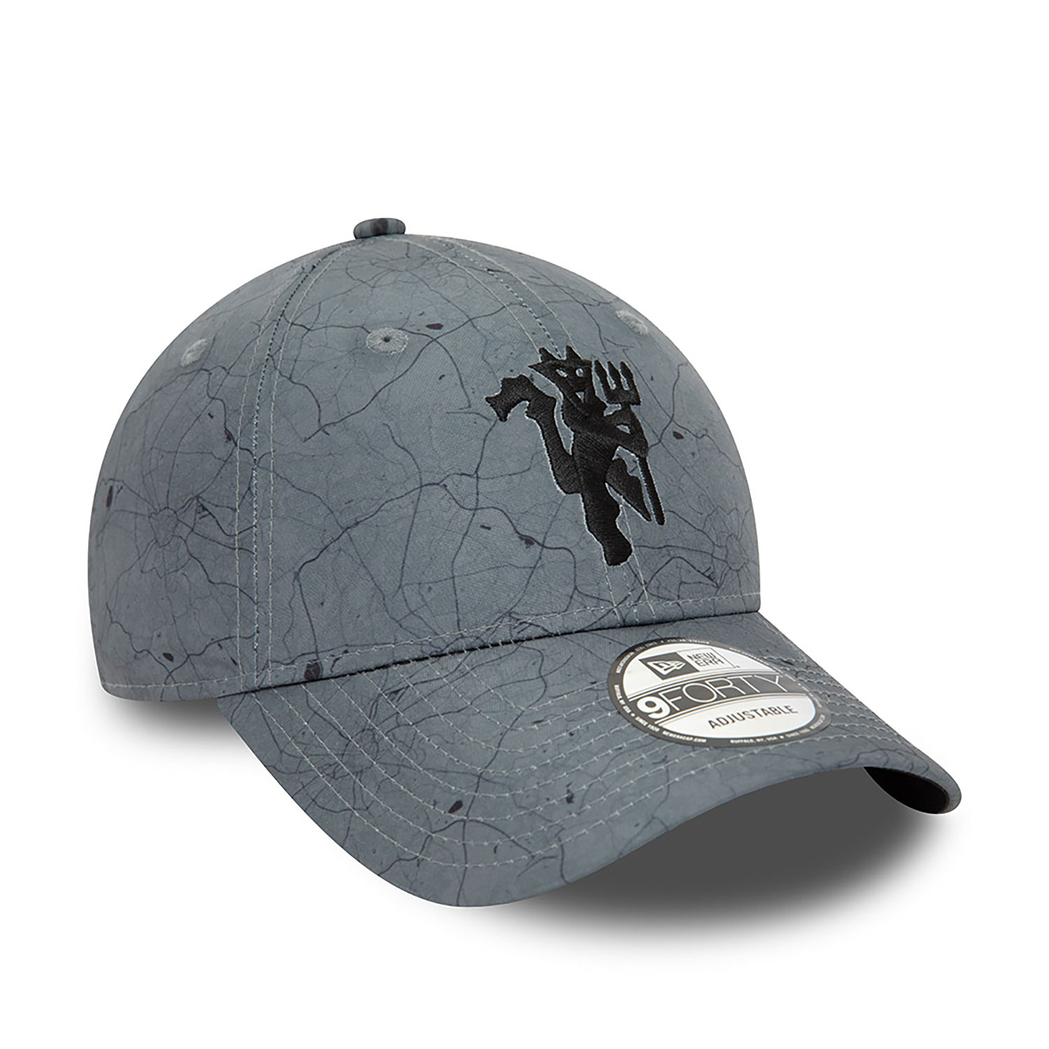 Manchester United FC All Over Print Grey 9FORTY Adjustable Cap