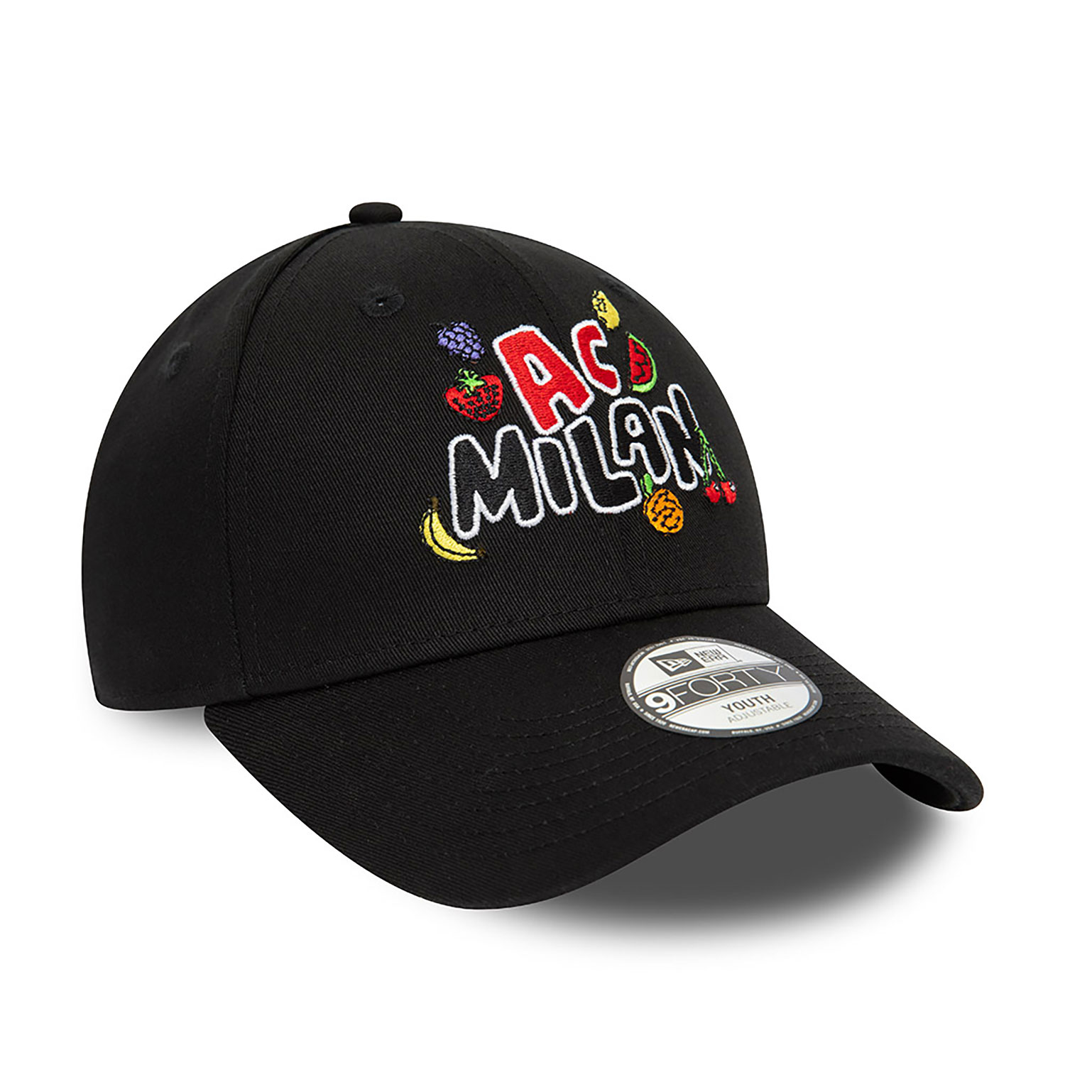 AC Milan Youth Doodle Black 9FORTY Adjustable Cap