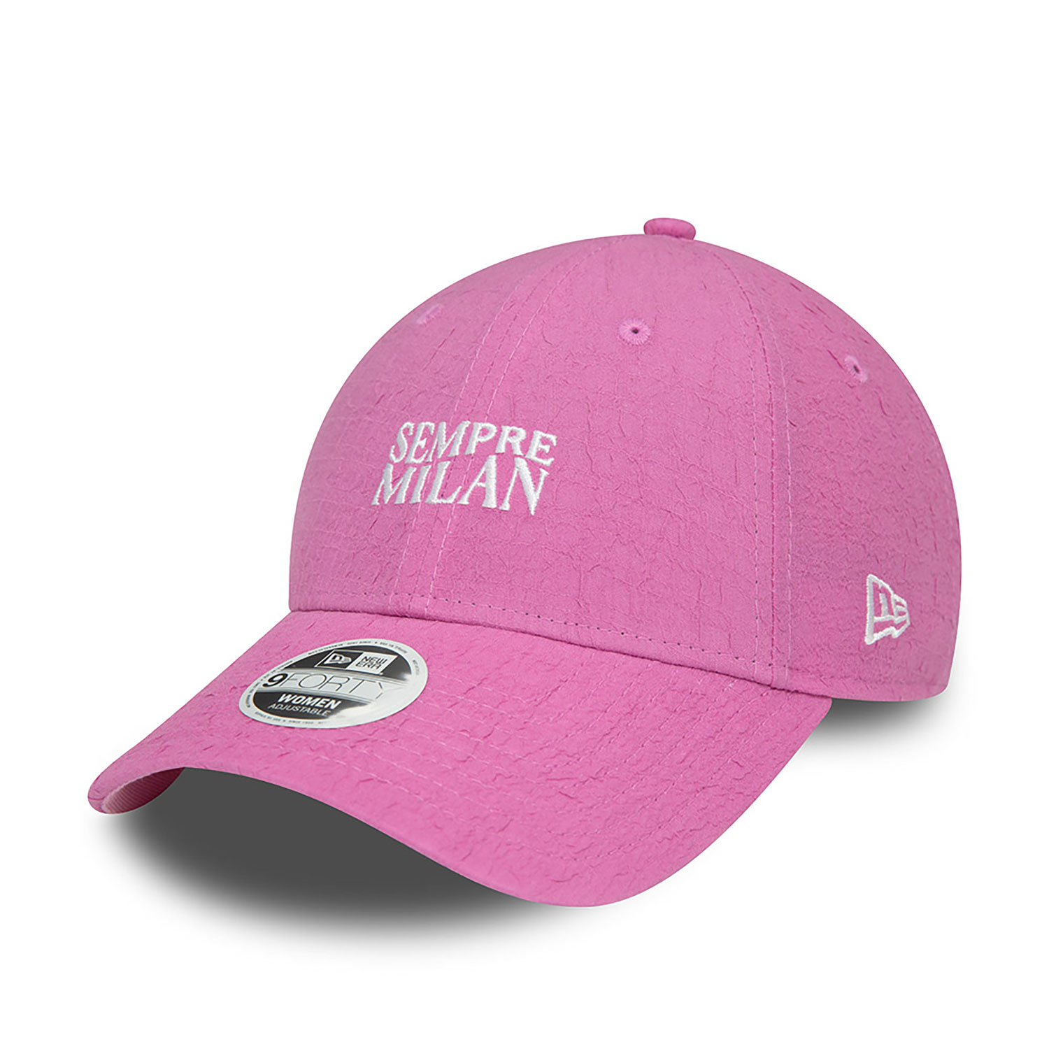 AC Milan Womens Crinkle Pink 9FORTY Adjustable Cap