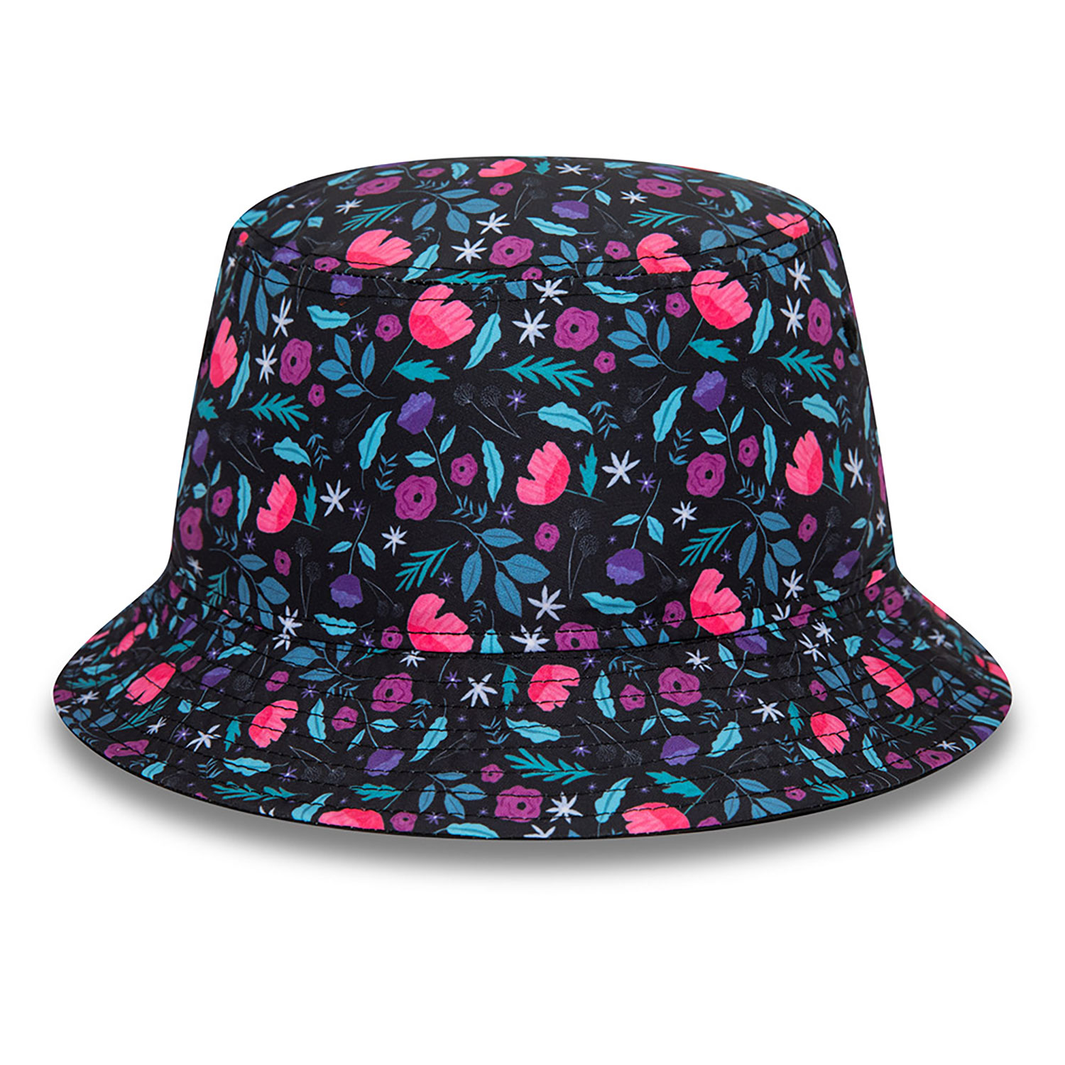 AC Milan Floral All Over Print Black Bucket Hat