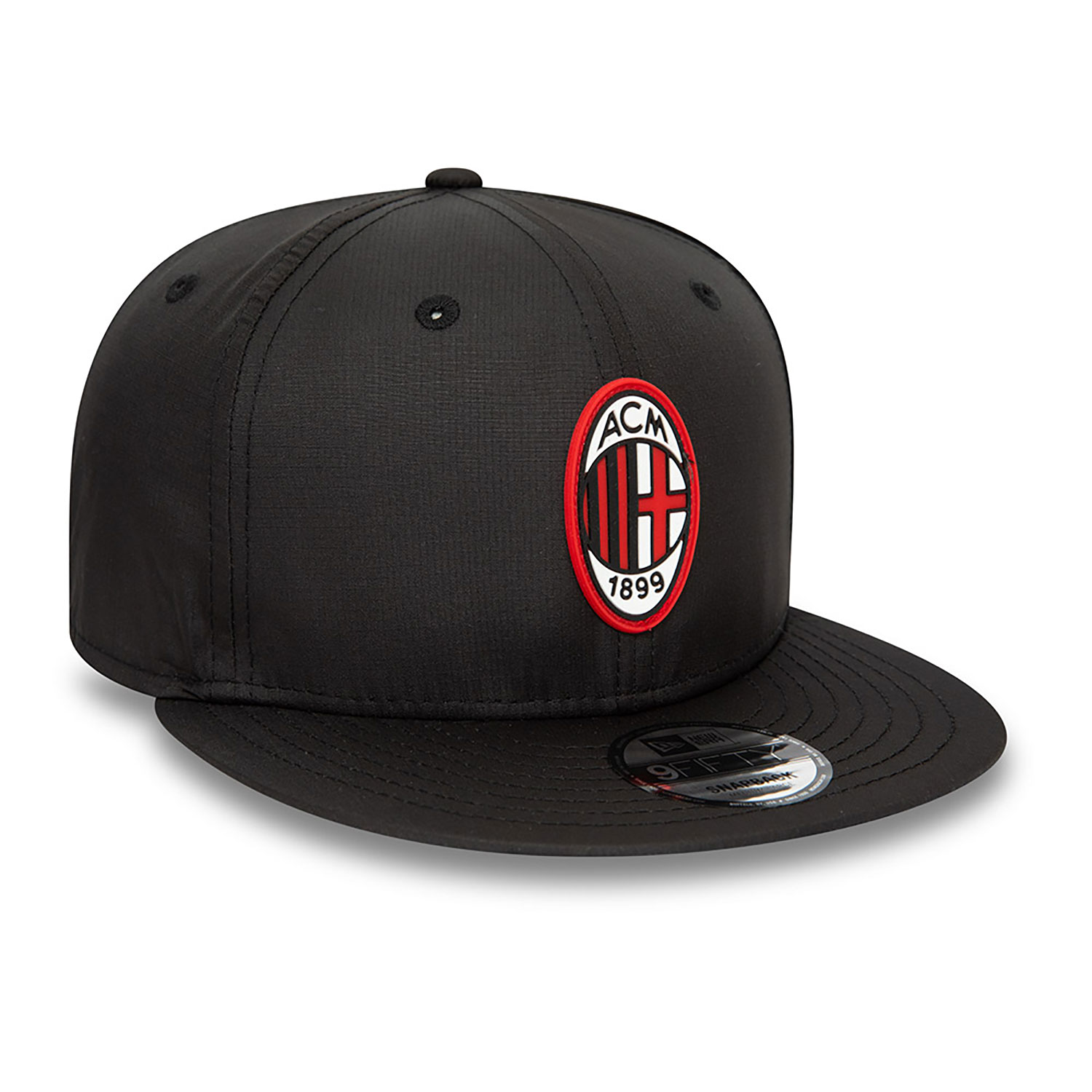 AC Milan Ripstop Black 9FIFTY Snapback Cap