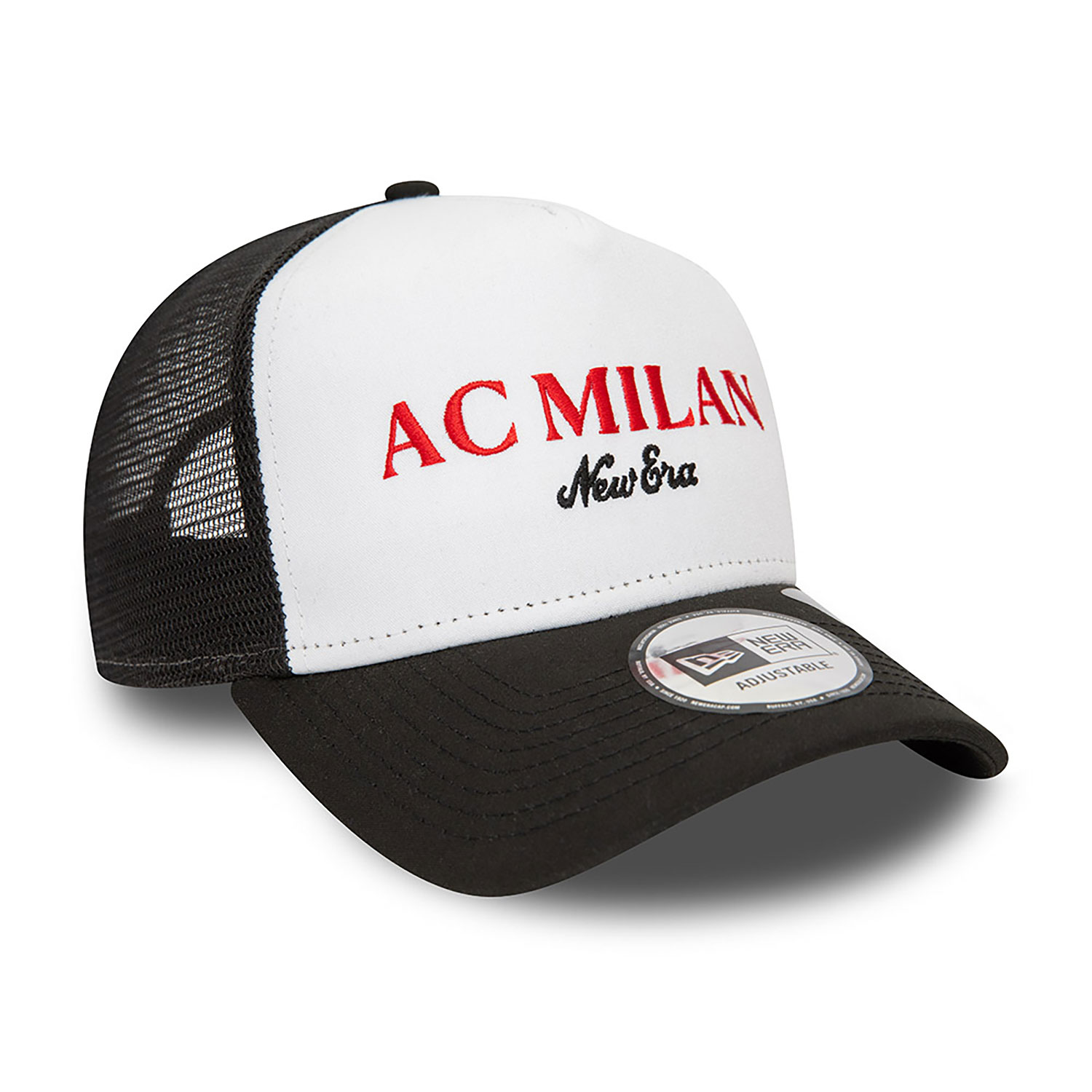 AC Milan Wordmark Black Repreve E-Frame Trucker Cap