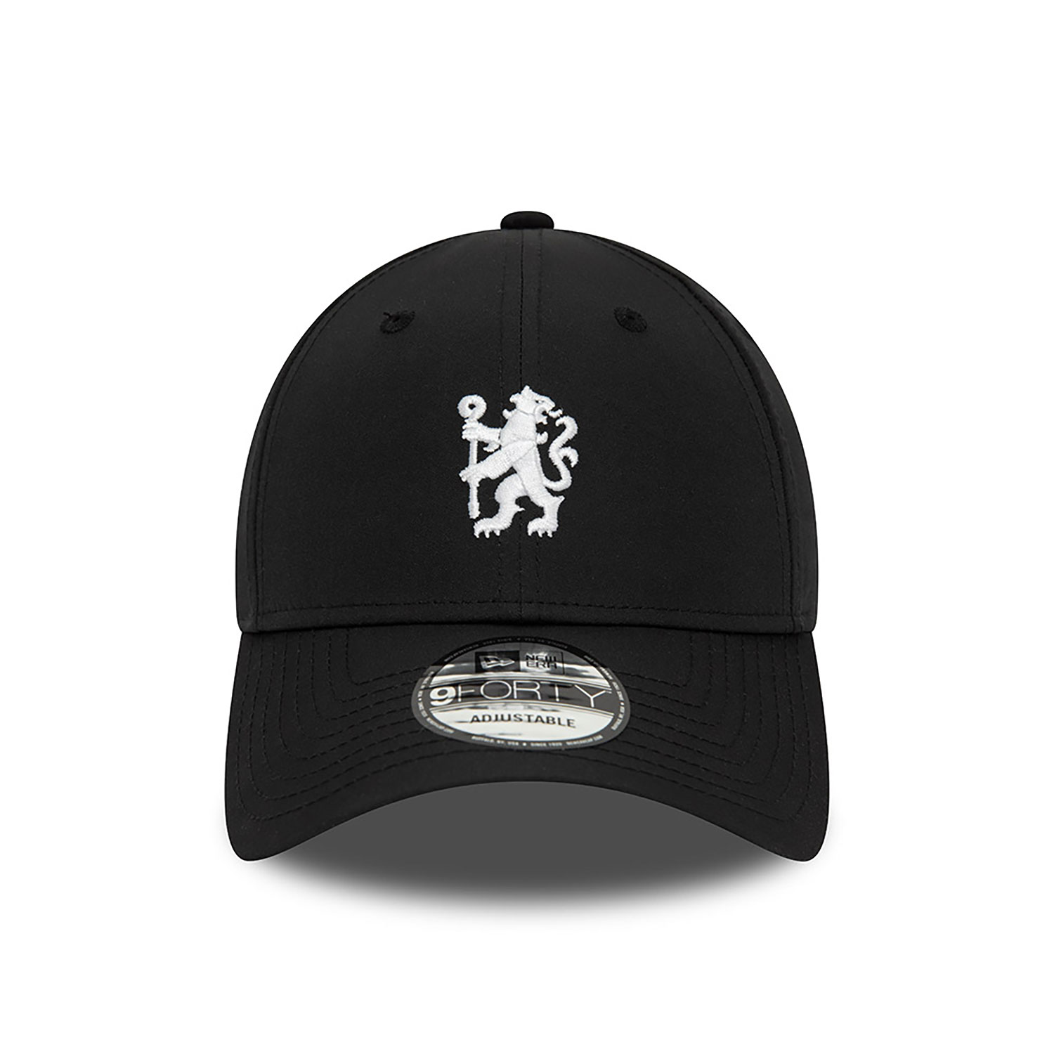 Chelsea FC Lion Crest Floral All Over Print Black 9FORTY Adjustable Cap