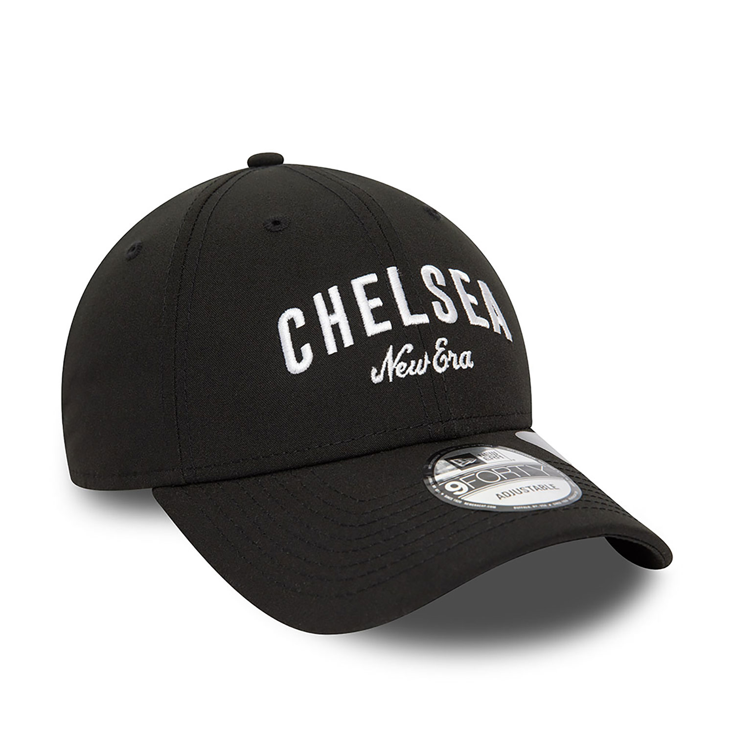 Chelsea FC Wordmark Repreve Black 9FORTY Adjustable Cap