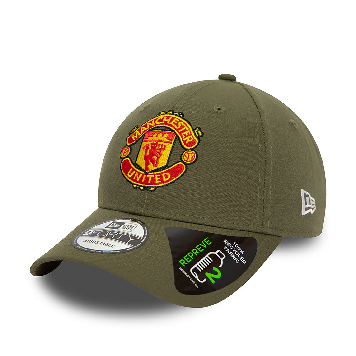 Manchester United FC Seasonal Pop Repreve Green 9FORTY Adjustable Cap