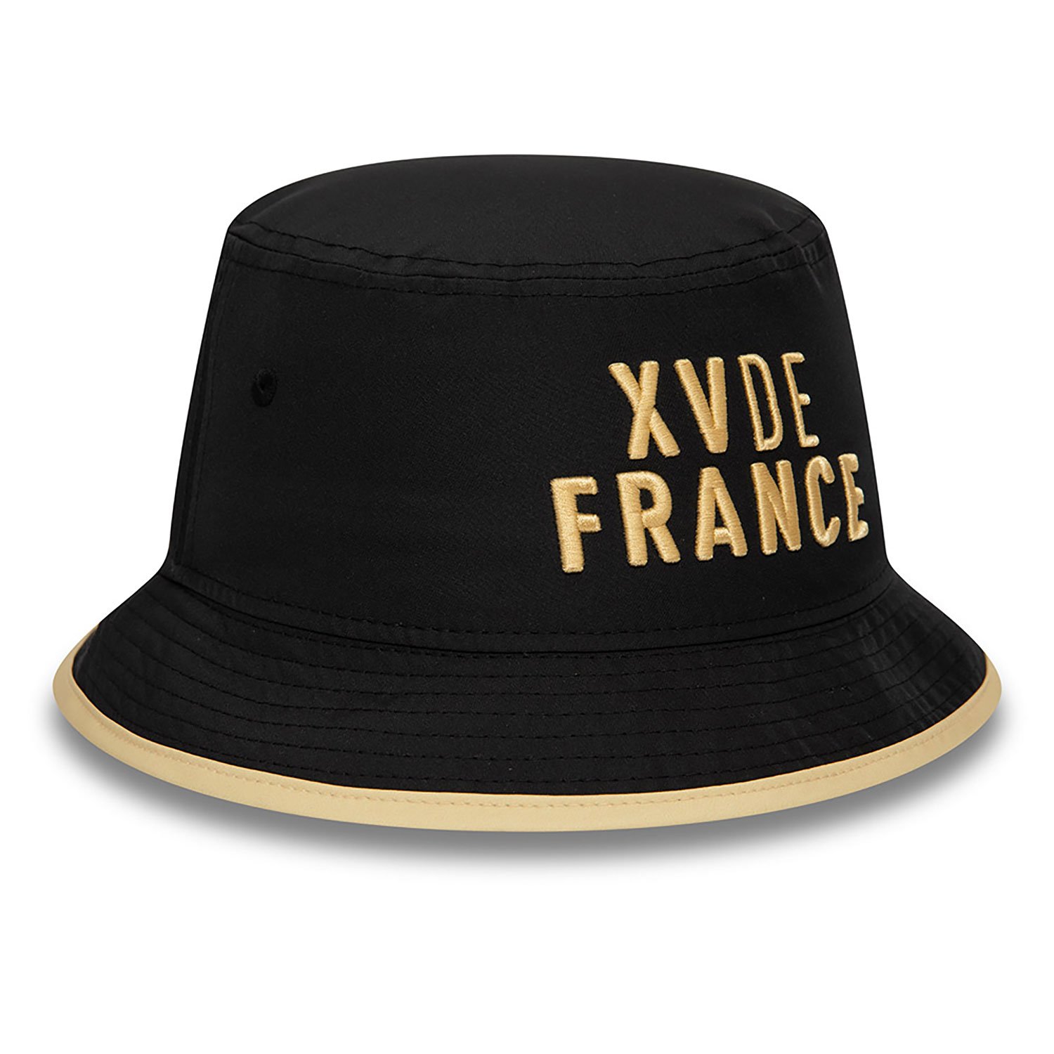 French Federation Of Rugby Wordmark Black Bucket Hat