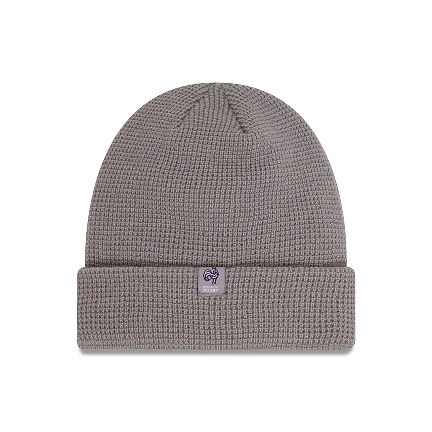 French Federation Of Rugby Womens Waffle Grey Beanie Hat