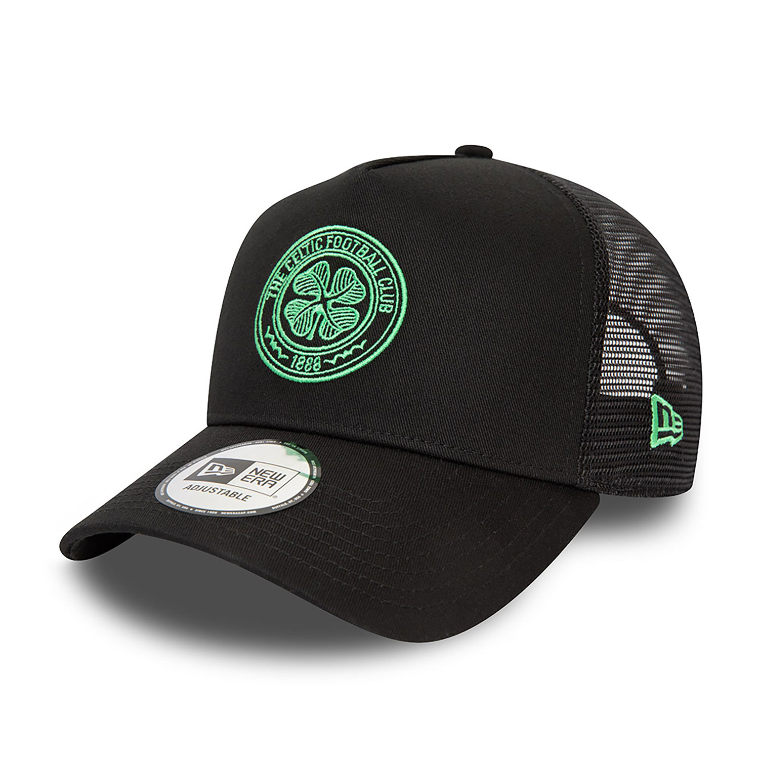 Celtic FC Seasonal Black E-Frame Trucker Cap