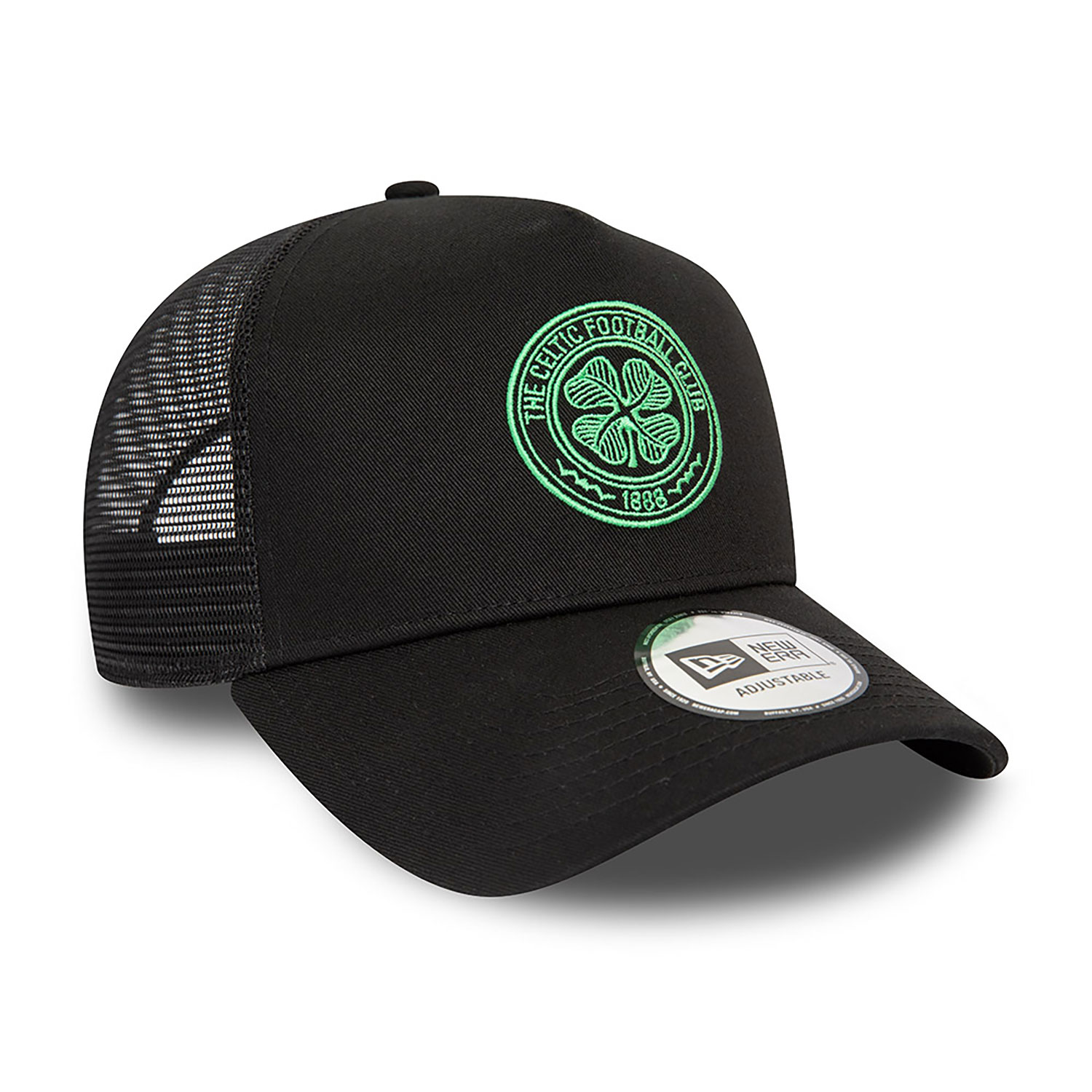 Celtic FC Seasonal Black E-Frame Trucker Cap