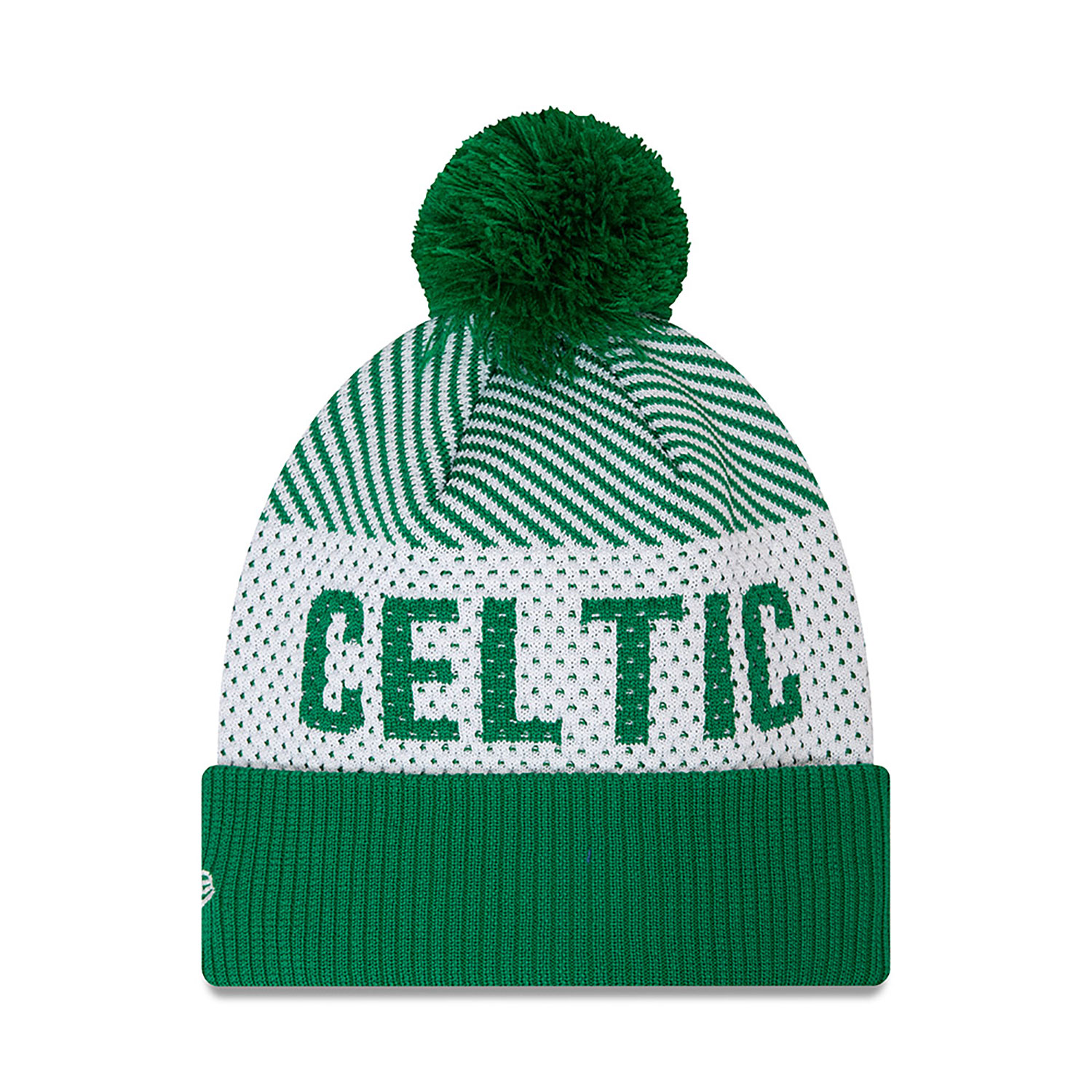 Celtic FC Engineered Green Cuff Knit Beanie Hat
