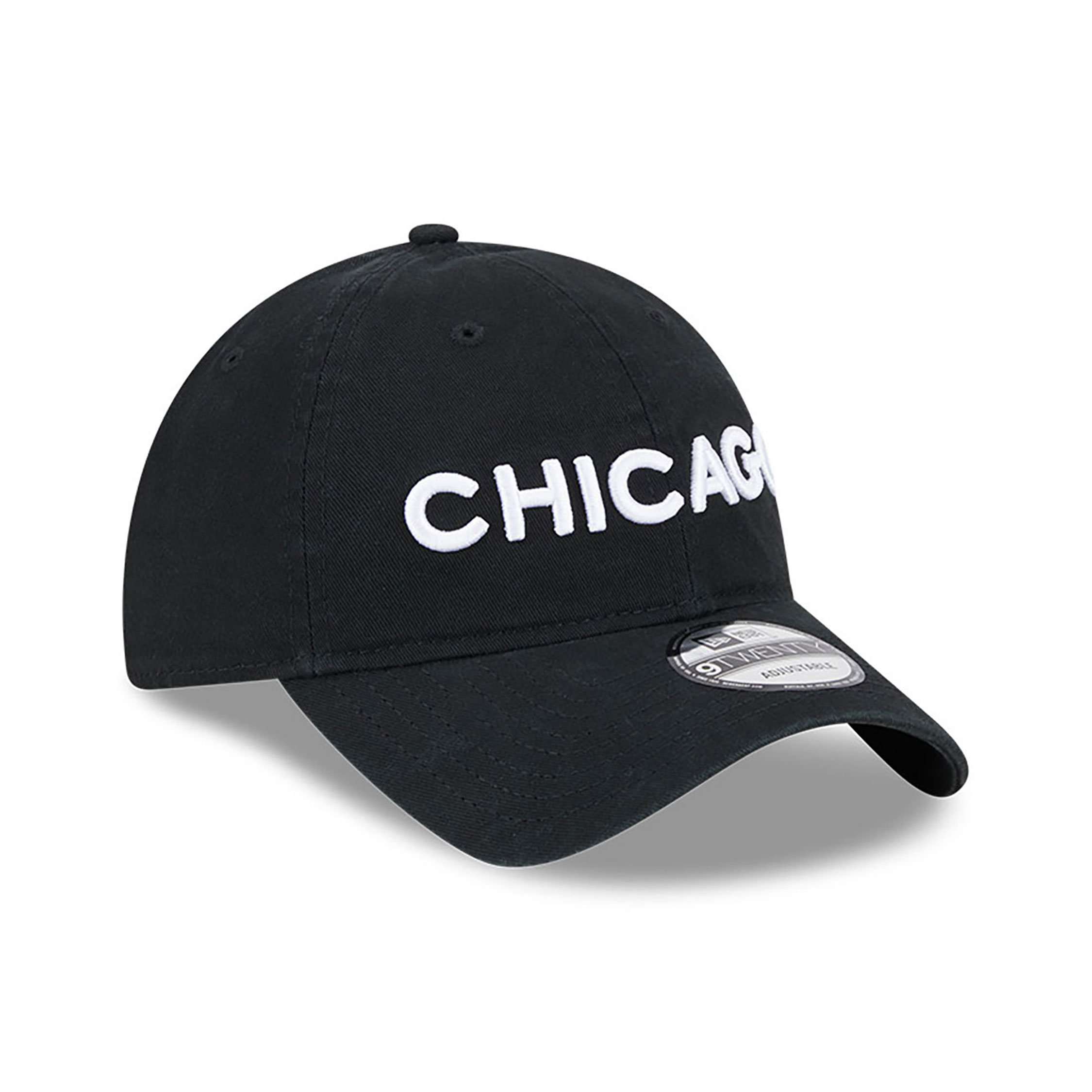 Chicago Bulls NBA City Edition Black 9TWENTY Adjustable Cap