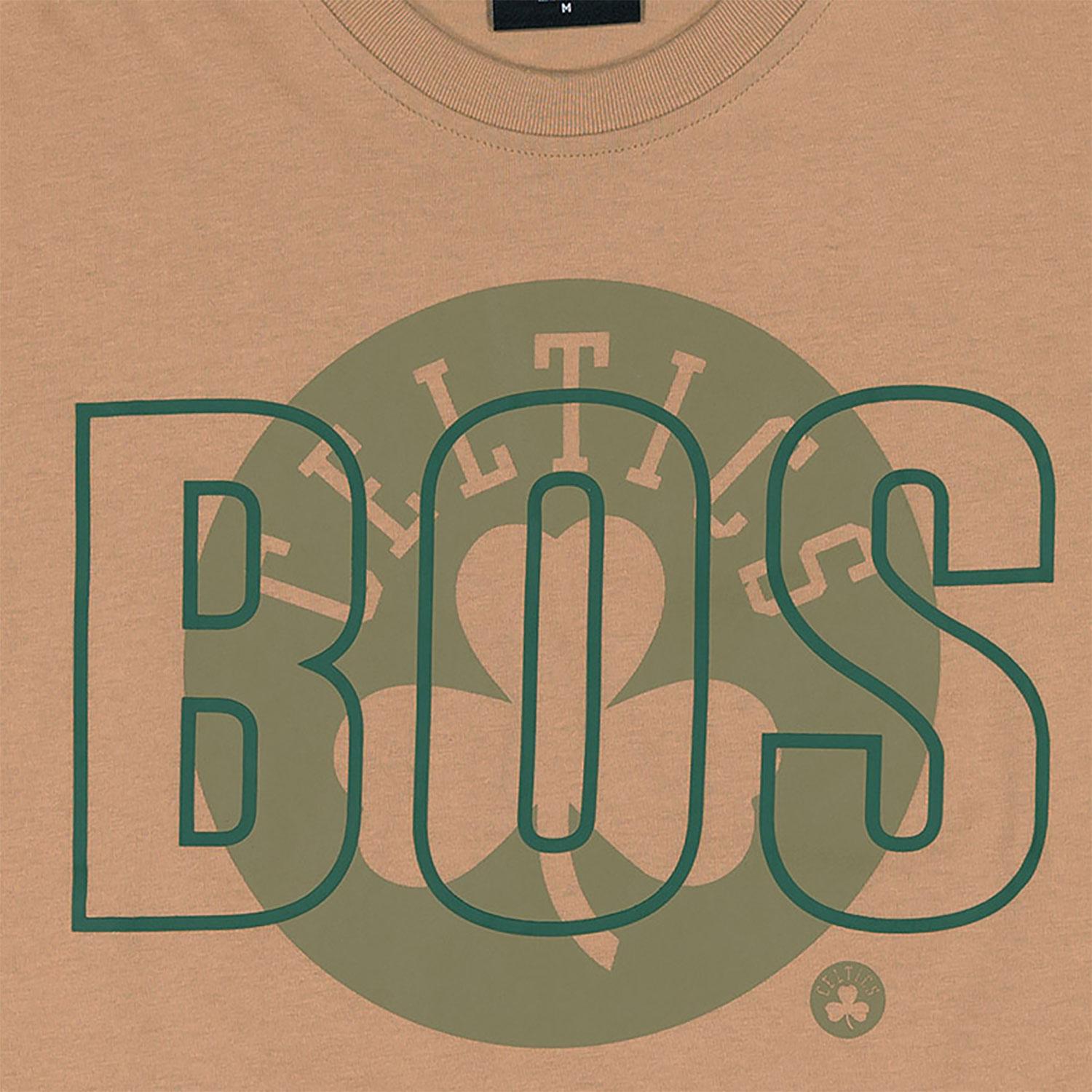 Boston Celtics NBA City Edition Light Beige Oversized T-Shirt