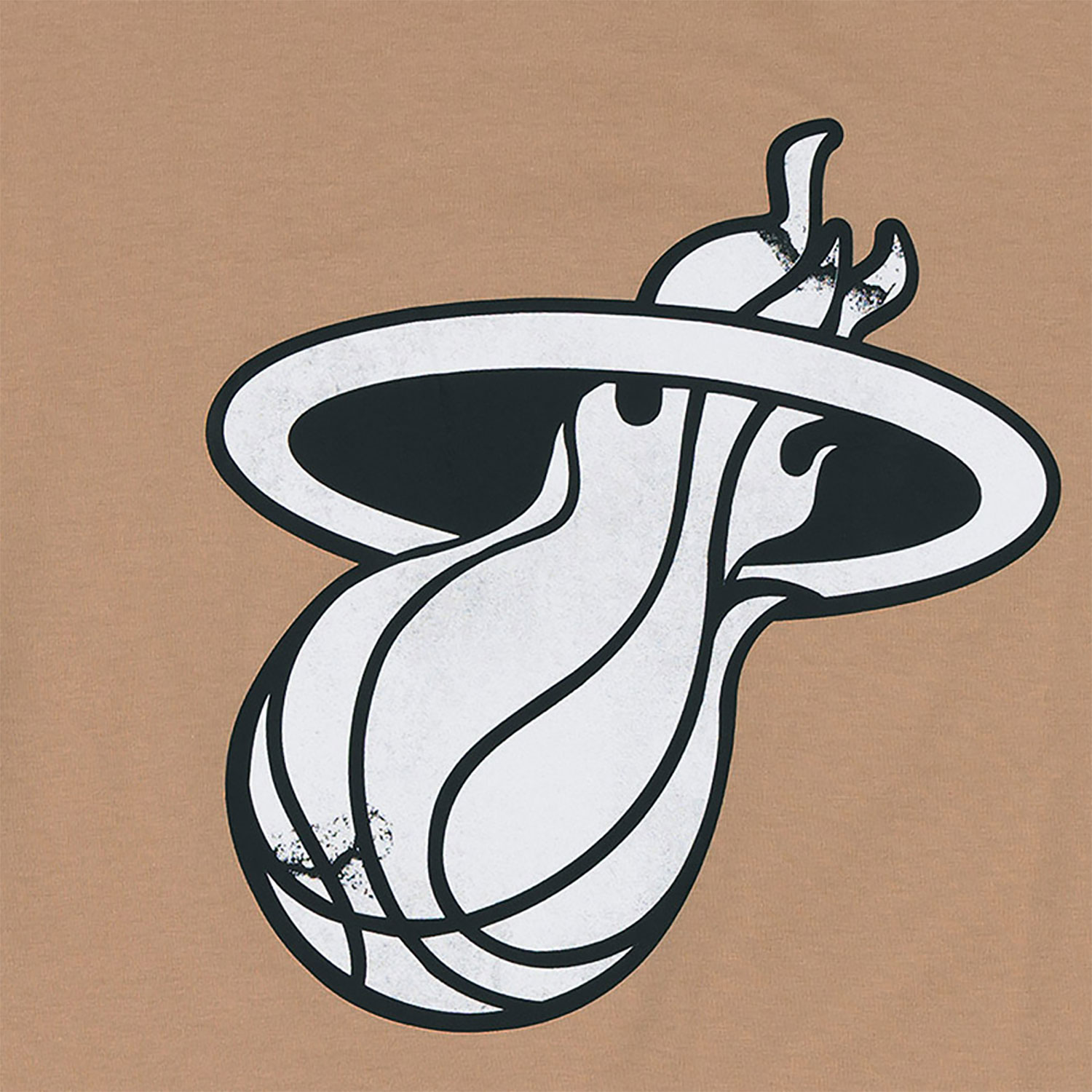 Miami Heat NBA City Edition Light Beige Oversized T-Shirt