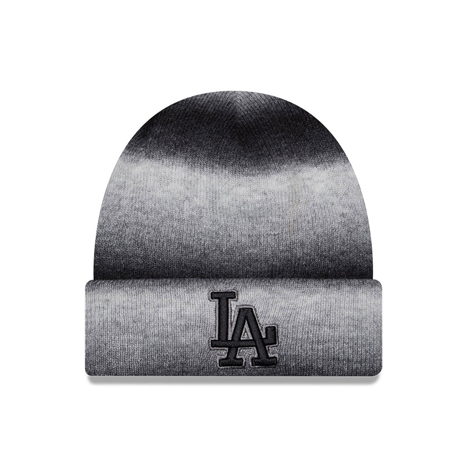 LA Dodgers Space Dye Black Cuff Knit Beanie Hat